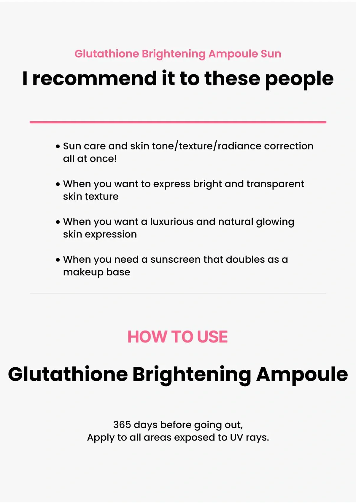 [AIDA] Glutathione Brightening Ampoule Sun Tone Up & Glow SPF 50+ PA++++ 37g - Image 15