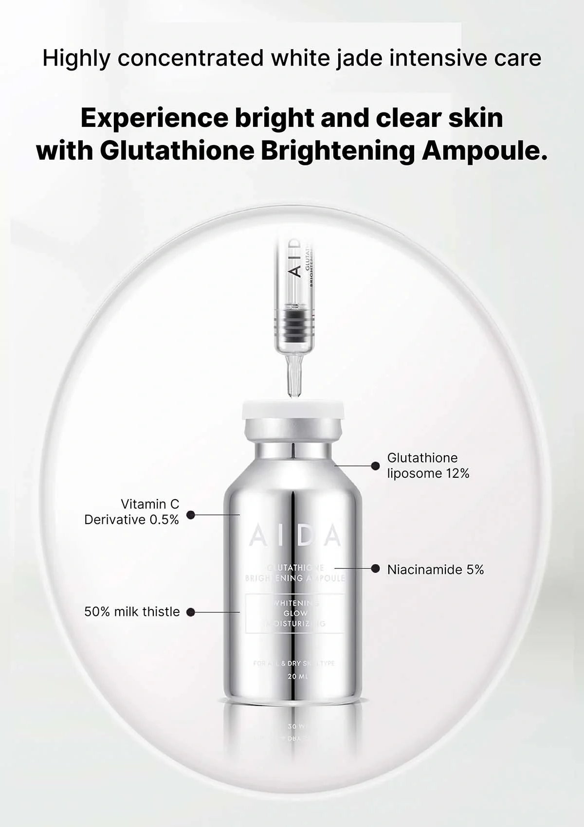 [AIDA] Liposome Moisture | Glutathione Brightening | Propolis Calming Ampoule - Image 23