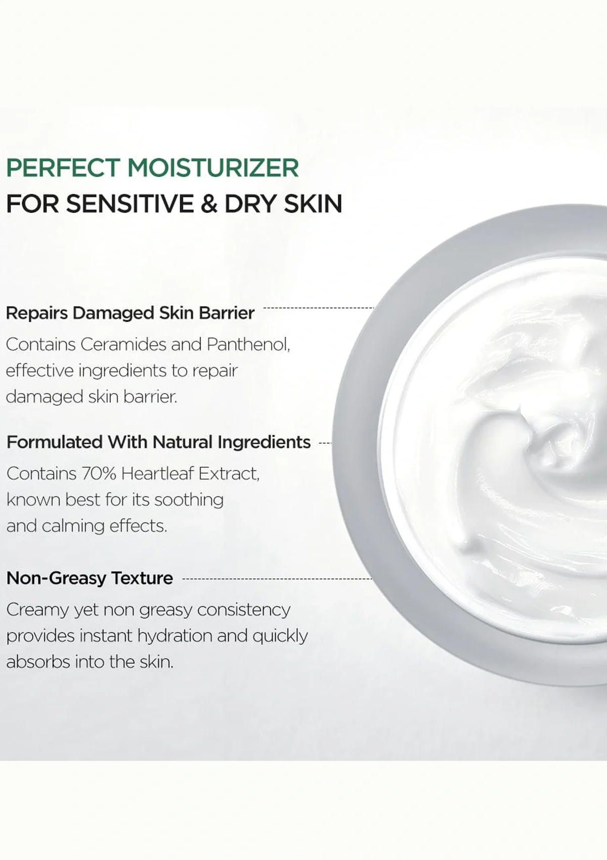 [ANUA] Heartleaf 70% Intense Calming Cream 50ml - Image 4