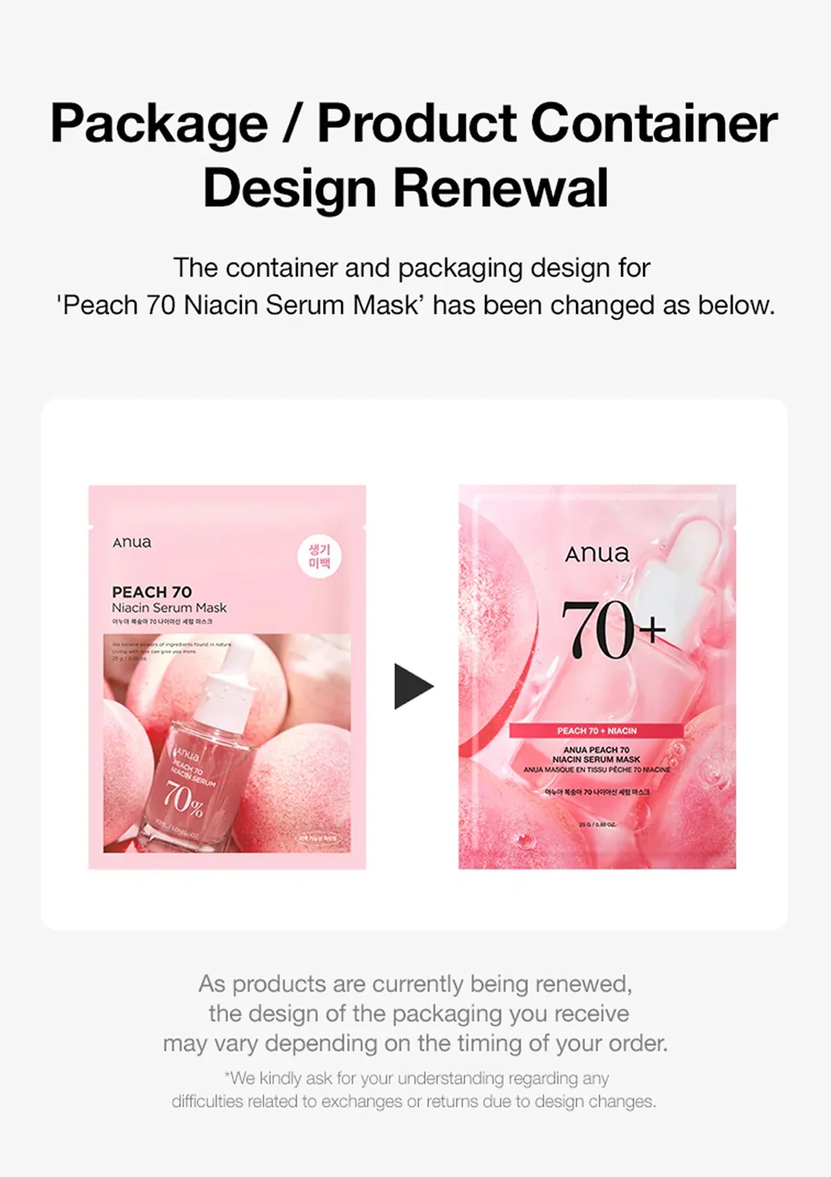 [ANUA] Peach 70 Niacin Serum Mask (1 Box = 25ml x 10 Sheets) - Image 3