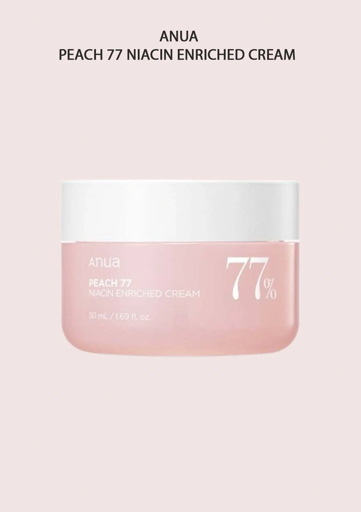 [ANUA] Peach 77% Niacin Enriched Cream 50ml