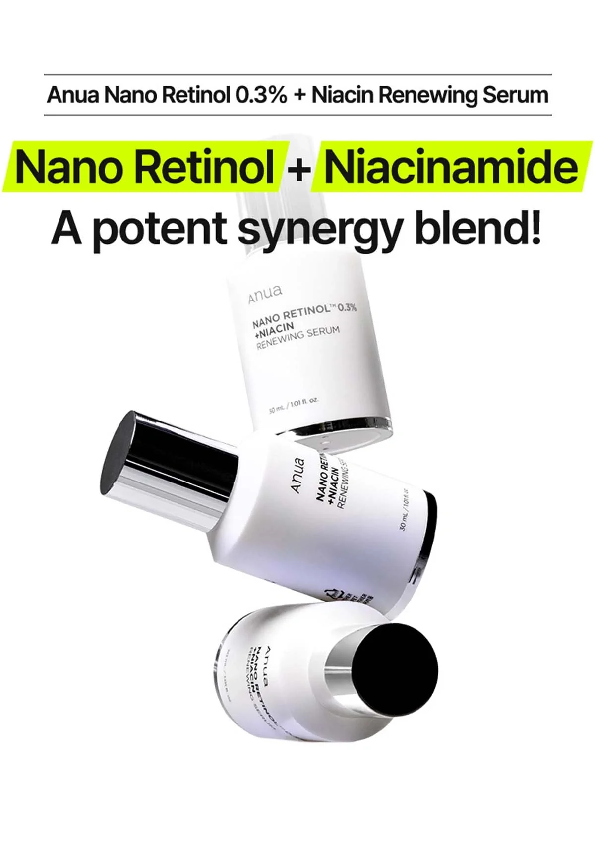[ANUA] Retinol 0.3% + Niacin Renweing Serum 30ml - Image 3