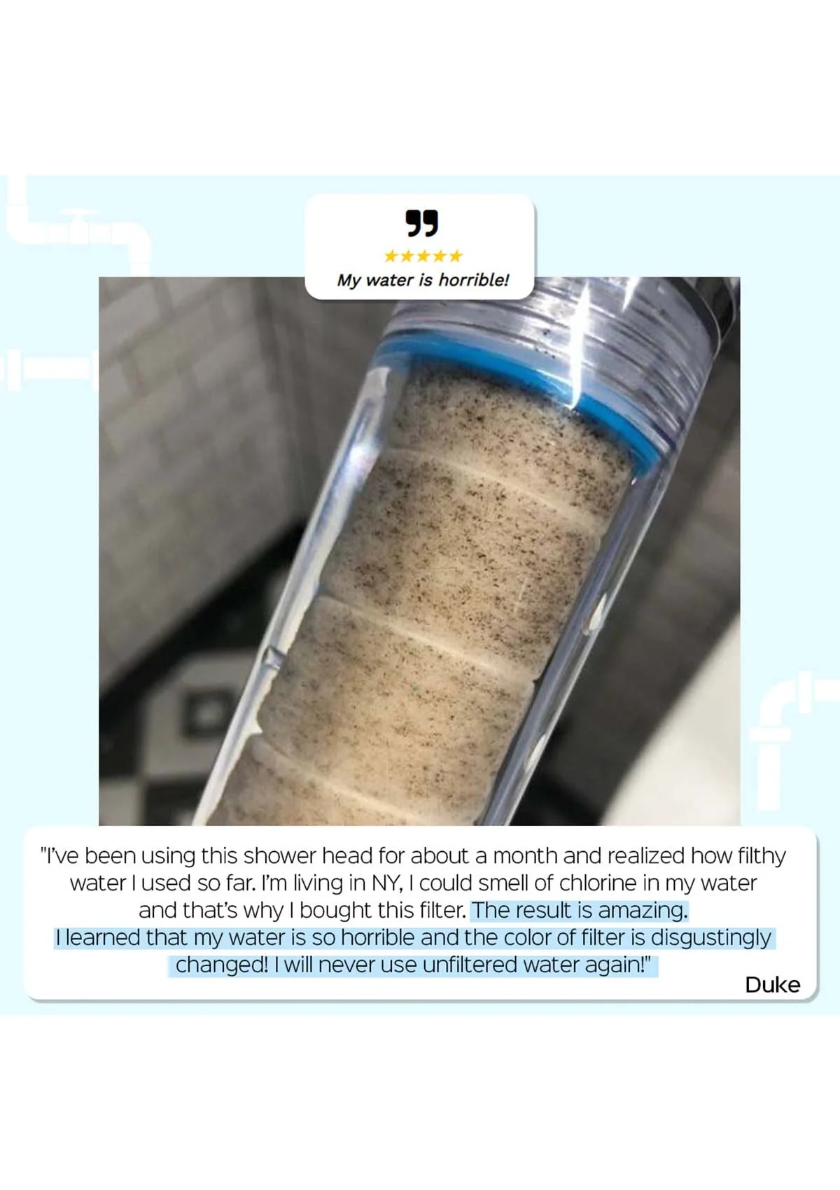[AQUADUO] Water-Saving Anion Showerhead - Image 7