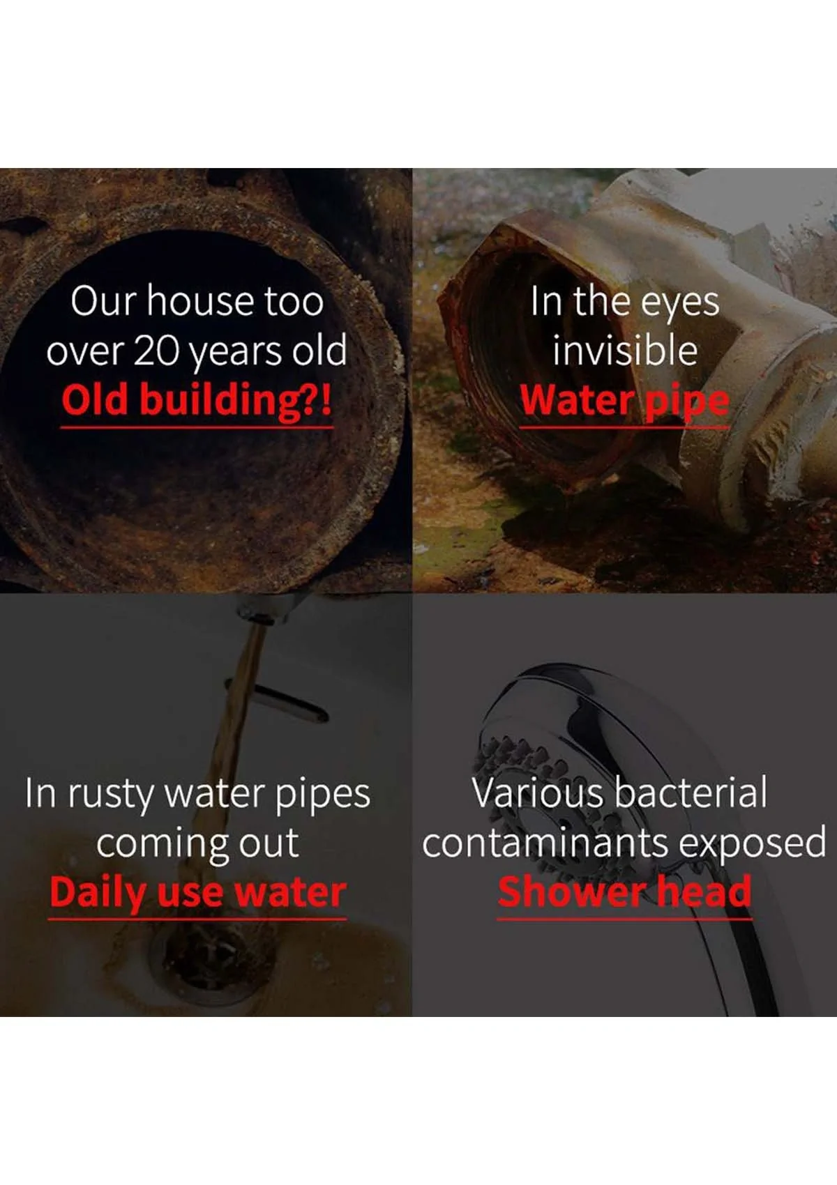 [AQUADUO] Water-Saving Anion Showerhead - Image 15
