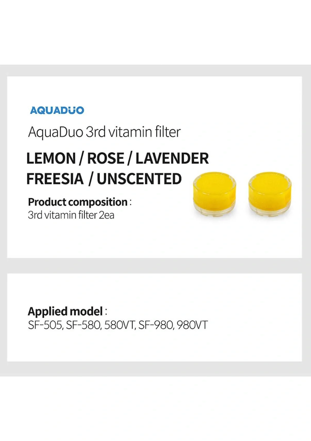 [AQUADUO] Showerhead Vitamin Filter (2-Pack) - Image 4
