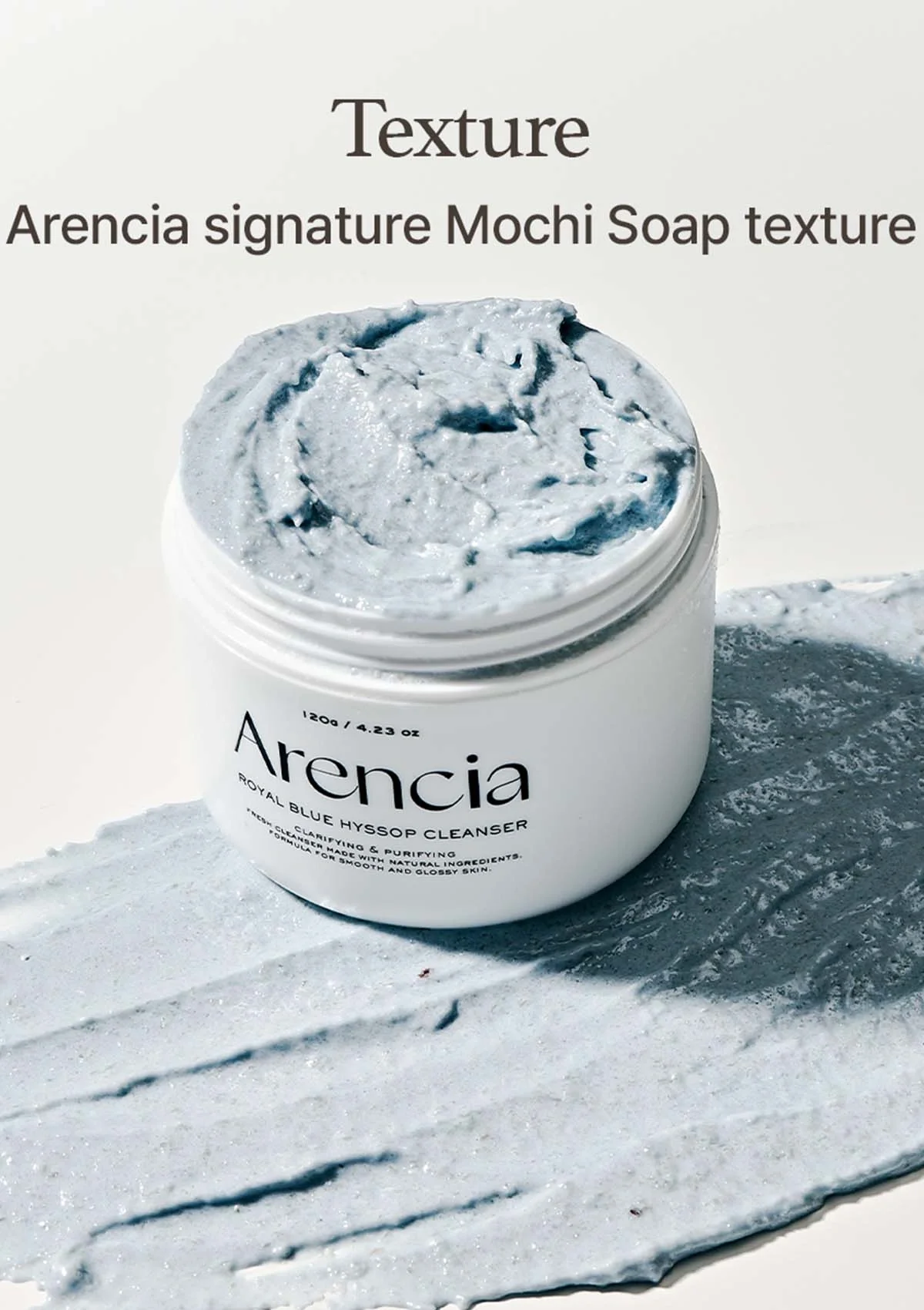 [ARENCIA] Royal Blue Hyssop Cleanser 120g - Image 5