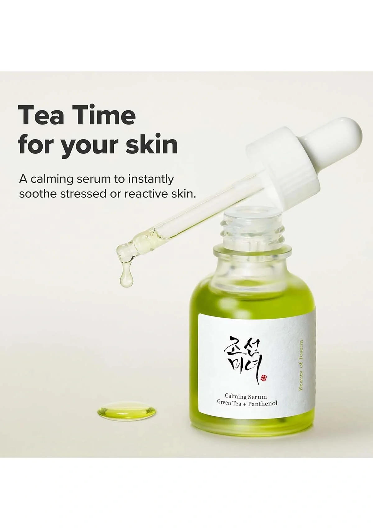 [BEAUTY OF JOSEON] Calming Serum: Green Tea + Panthenol 30ml - Image 4