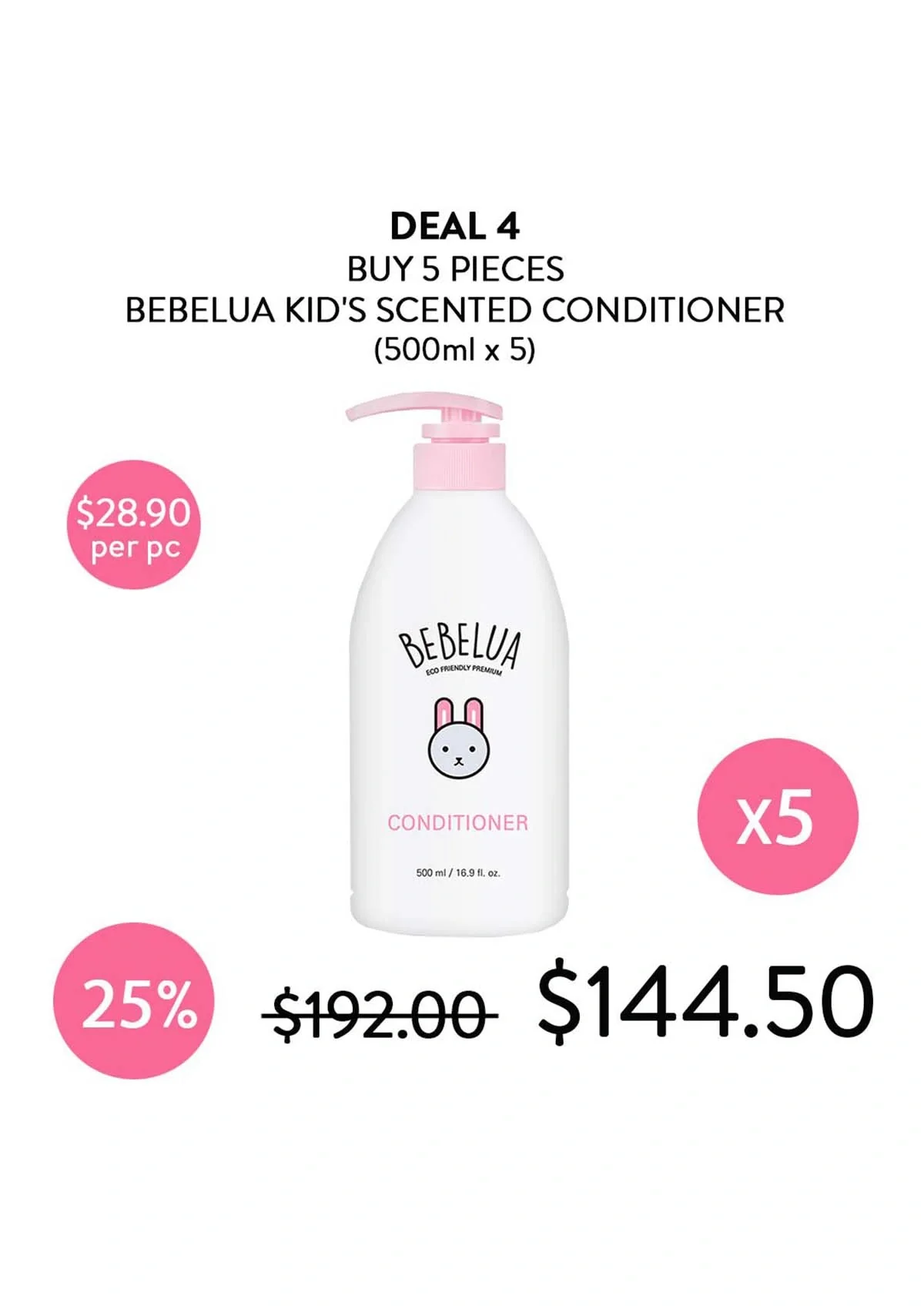 [BEBELUA] Kid’s Scented Conditioner 500ml - Image 6