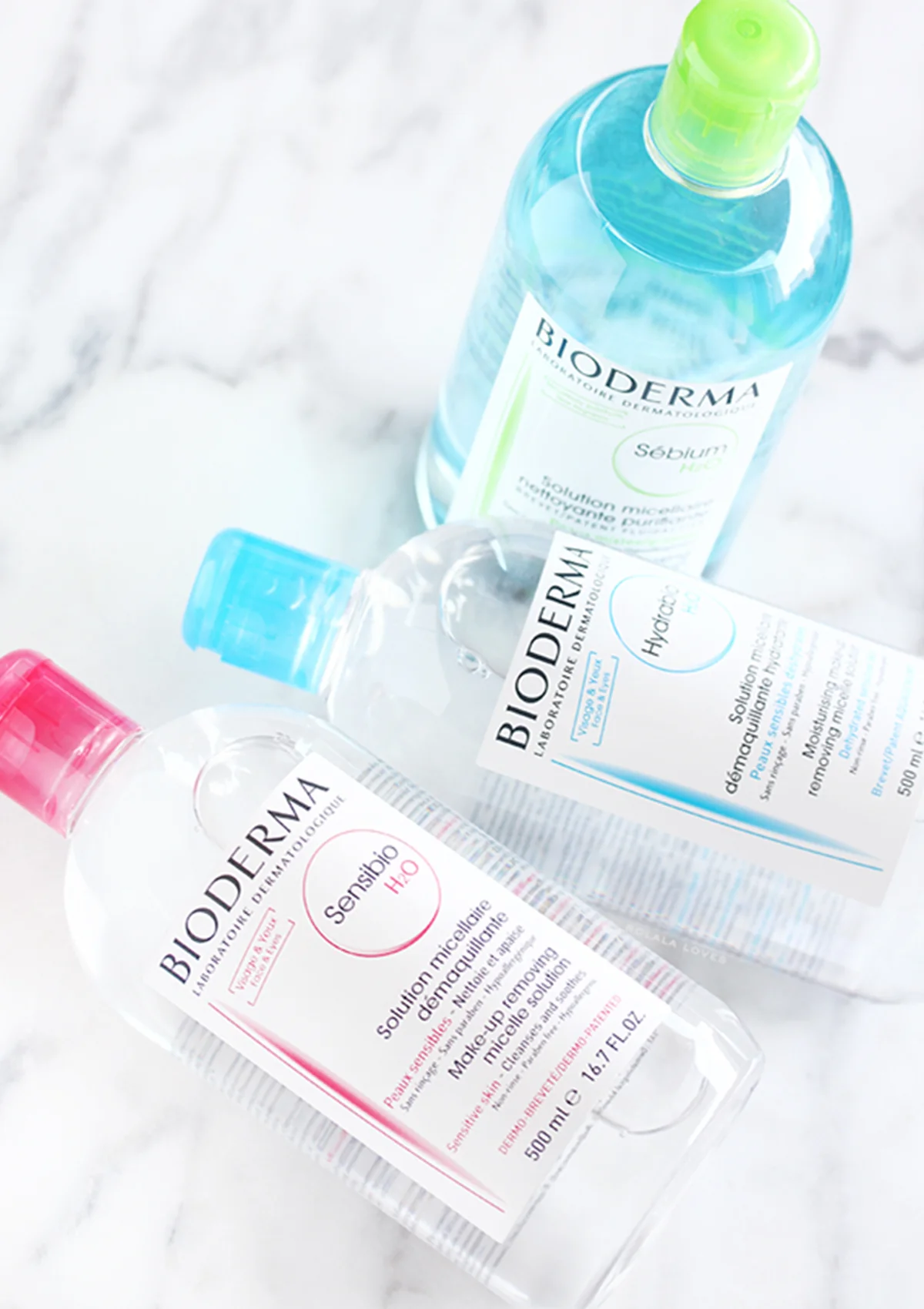 [BIODERMA] Sensibio | Sebium | Hydrabio H2O Micellar Water Makeup Remover 500ml - Image 3
