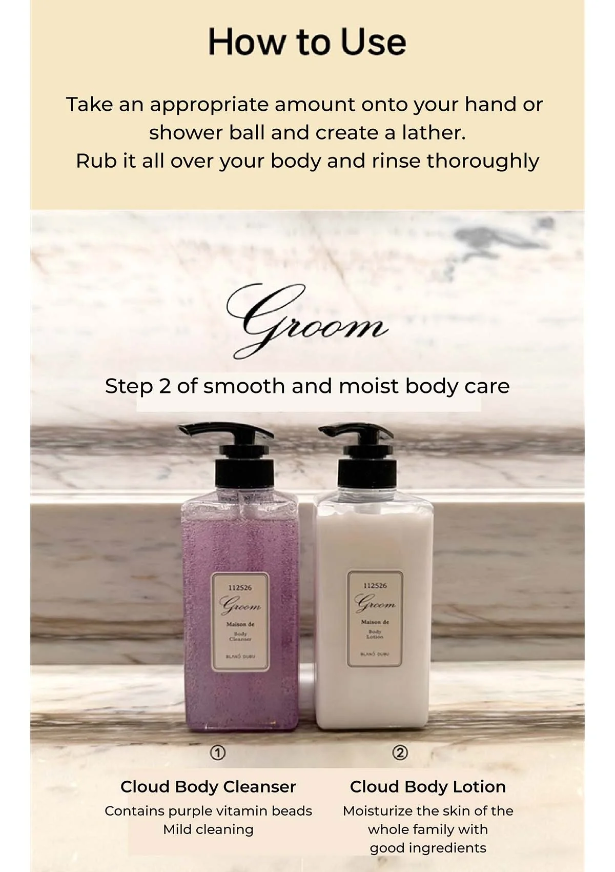 [BLANC DUBU] 112526 Groom Maison De Body Cleanser 500ml | Body Lotion 500ml - Image 19
