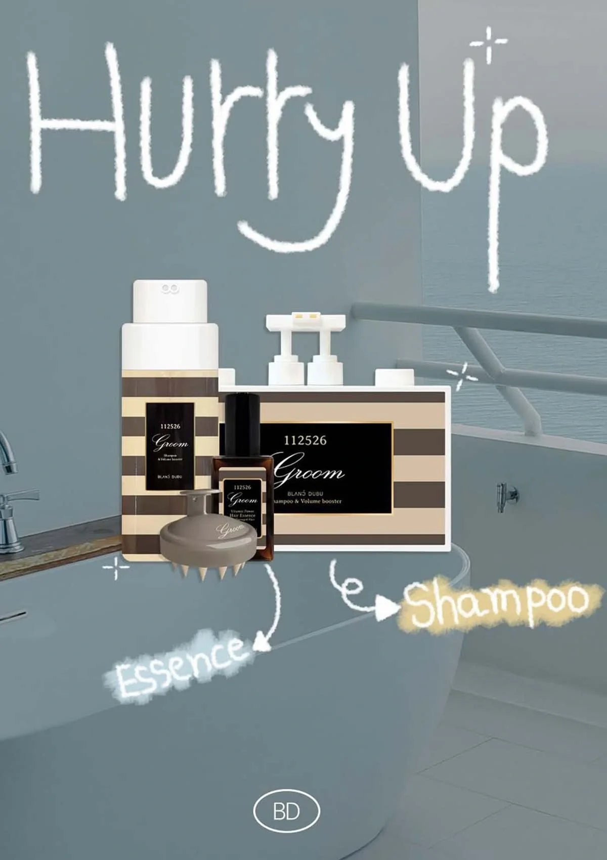[BLANC DUBU] 112526 Groom Shampoo & Volume Booster I Booster Scalp Brush I Groom Vitamin Power Hair Essence - Image 17