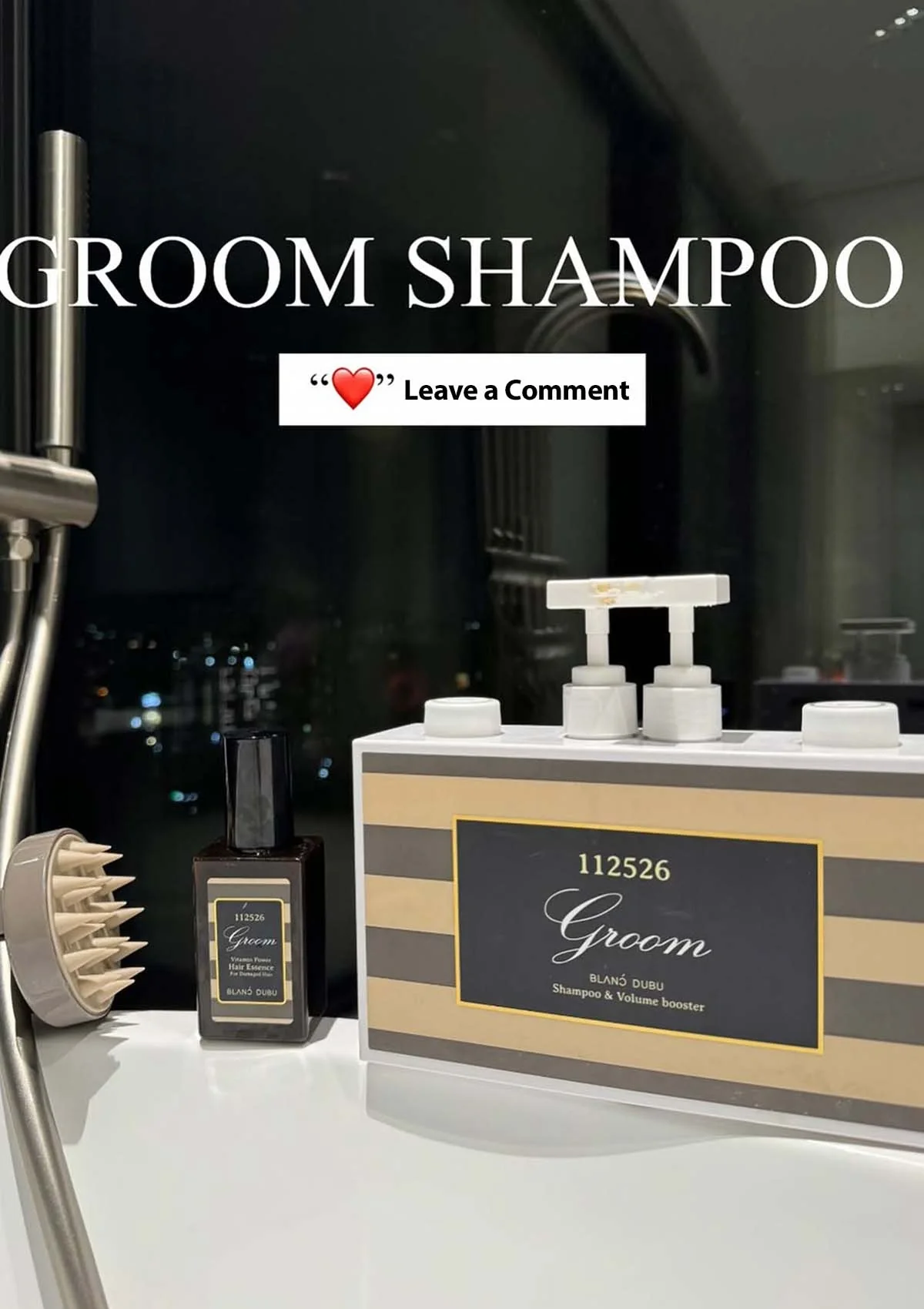 [BLANC DUBU] 112526 Groom Shampoo & Volume Booster I Booster Scalp Brush I Groom Vitamin Power Hair Essence - Image 18