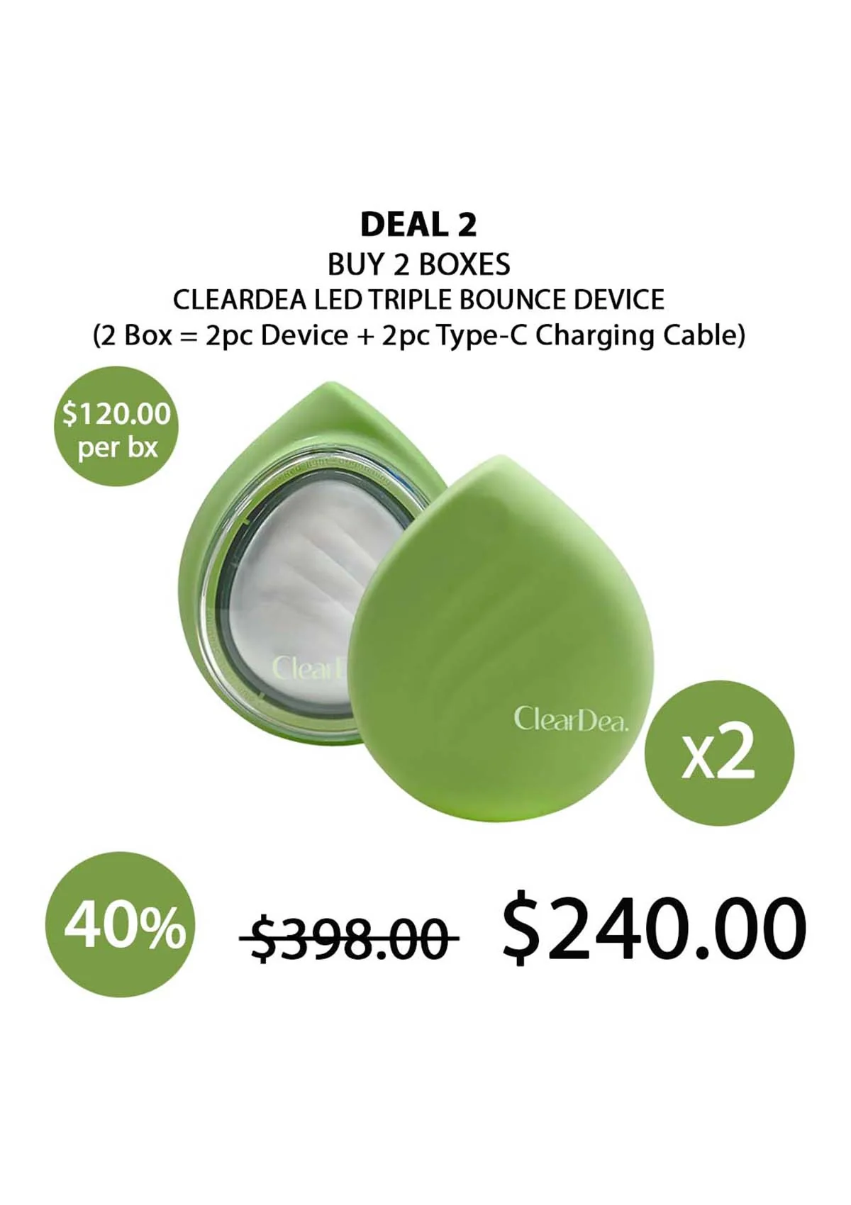 [CLEARDEA] LED Triple Bounce Device - Image 5