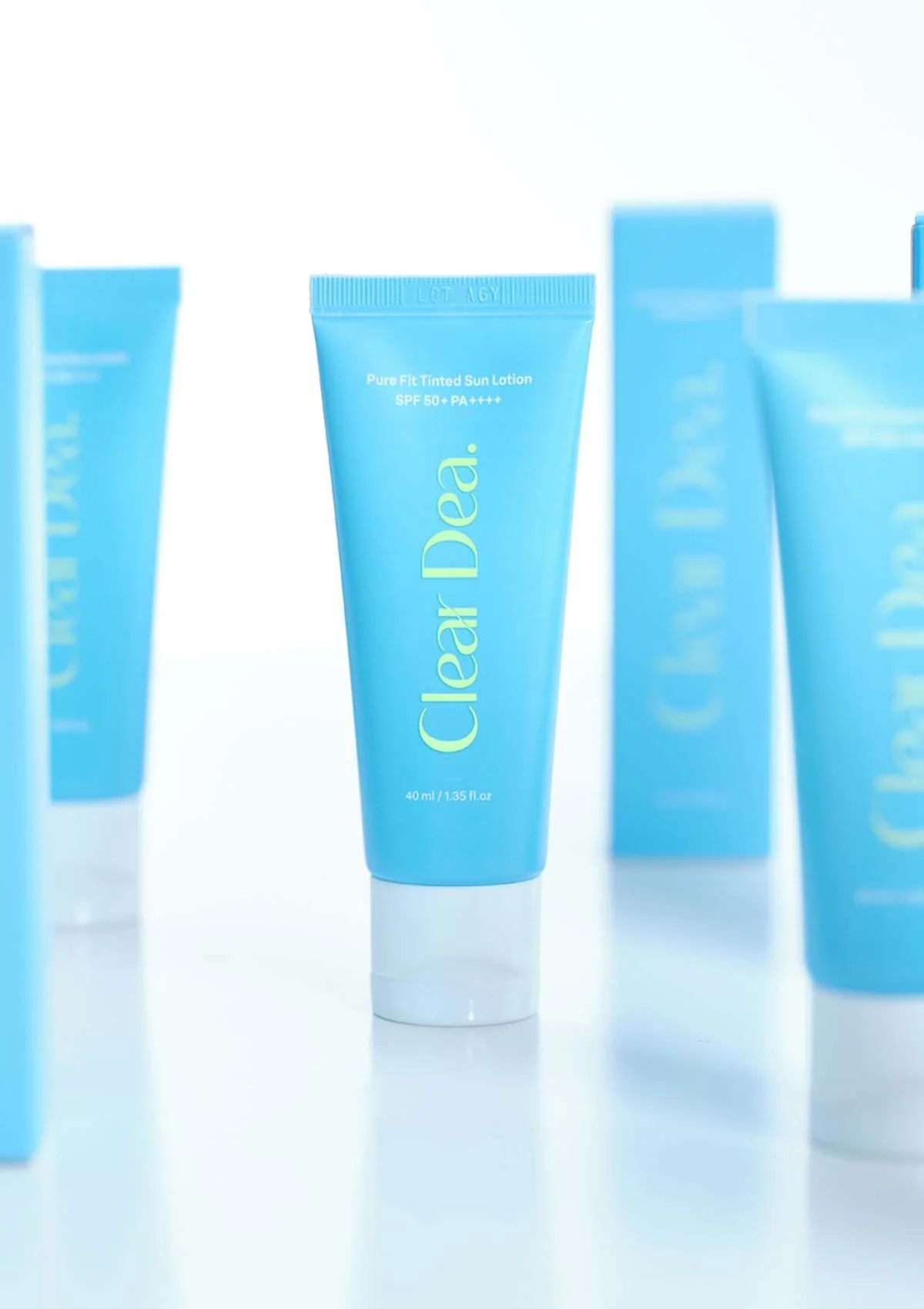 [CLEARDEA] Pure Fit Tinted Sun Lotion SPF50+ PA++++ 40ml - Image 2