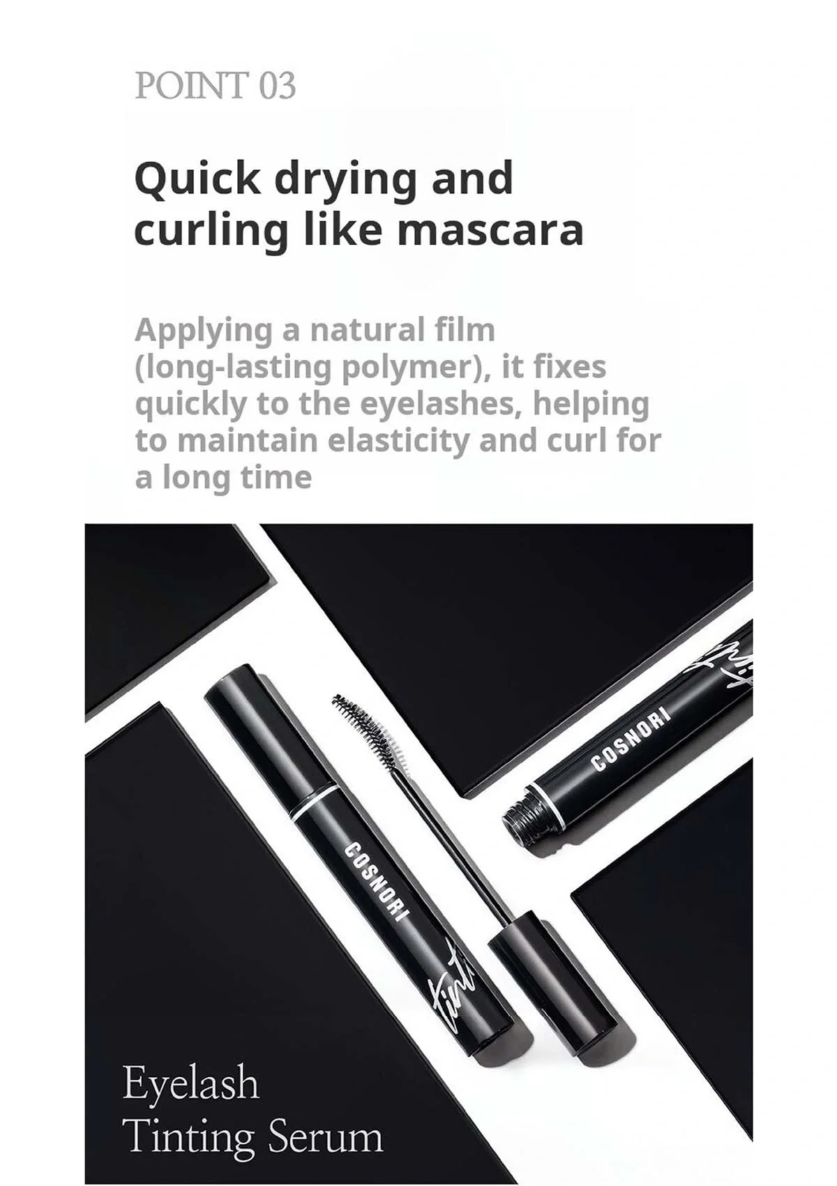 [COSNORI] Eye Lash Serum Transparent | Tinted 9g - Image 33