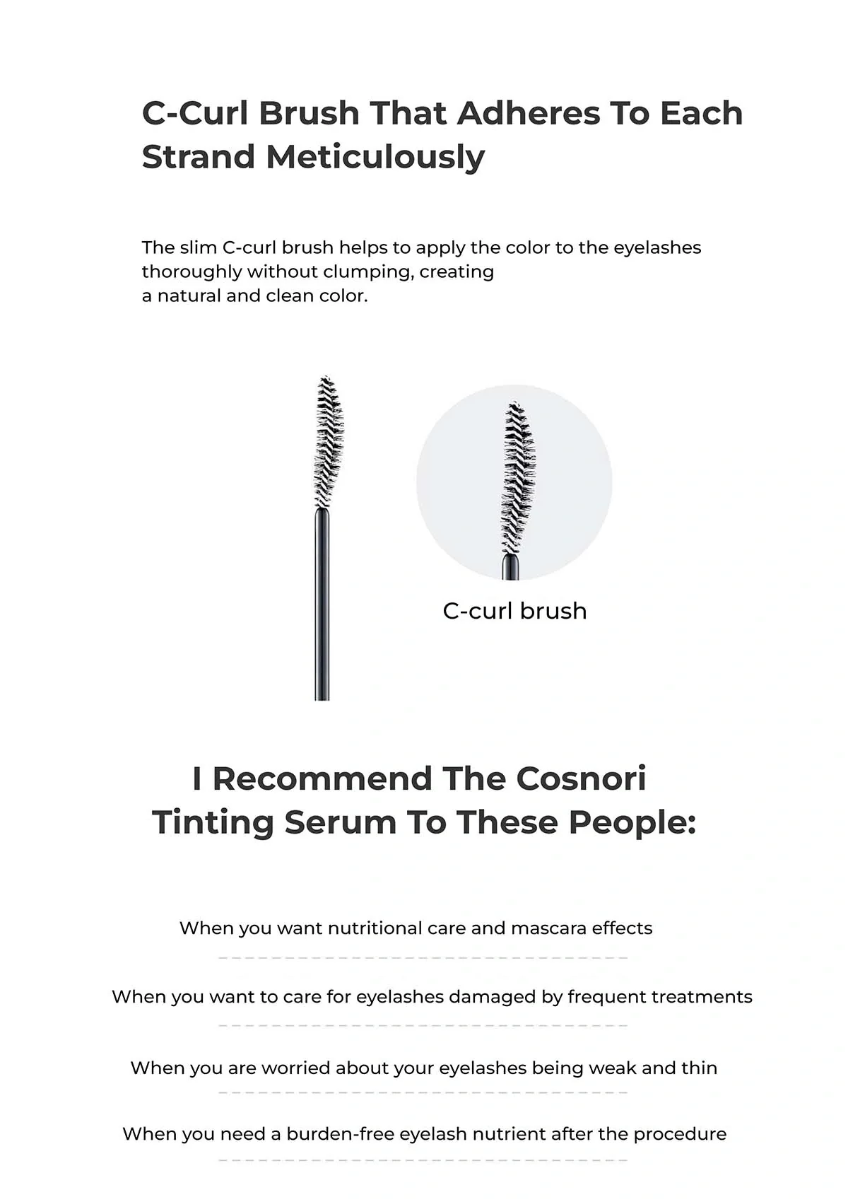 [COSNORI] Eye Lash Serum Transparent | Tinted 9g - Image 39