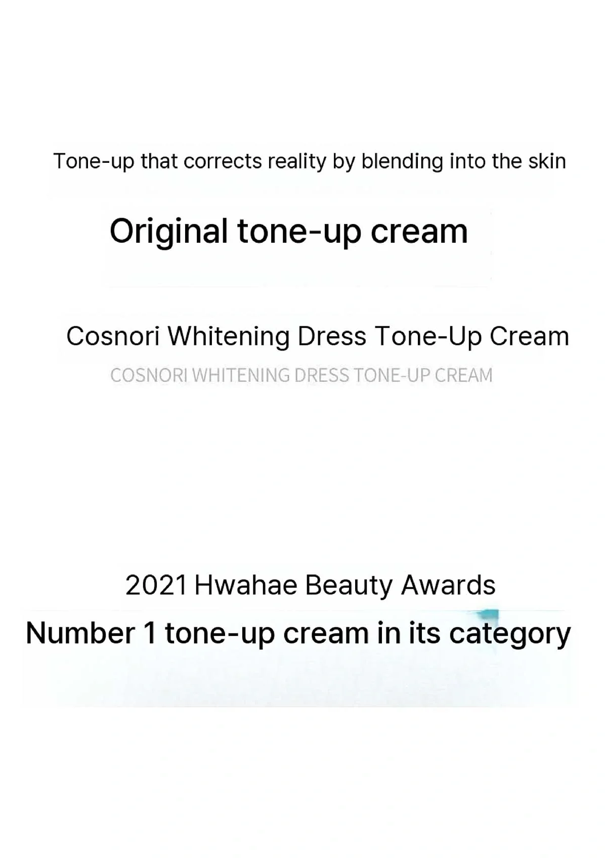 [COSNORI] Tone-Up Cream Your Skin Dress | Whitening Dress 50ml - Image 5