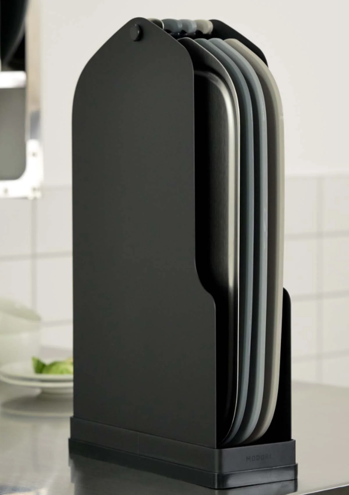 [MODORI] Cutting Board Set Ivory | Black Edition (1 Set = 4 Boards) - Image 5