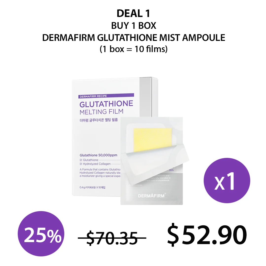 [DERMAFIRM] Glutathione Melting Film (1 Box= 10 Films) - Image 4