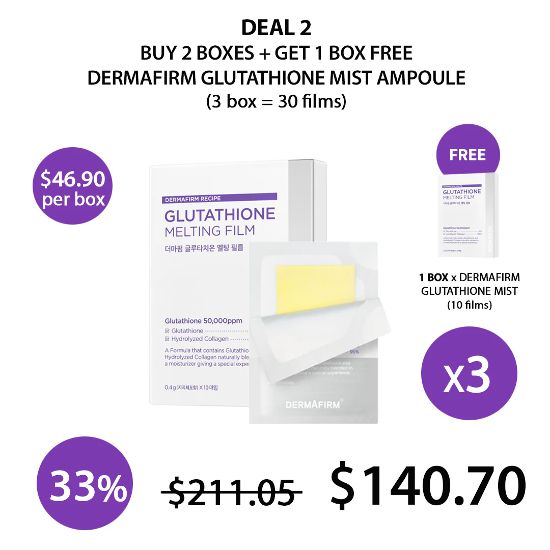 [DERMAFIRM] Glutathione Melting Film (1 Box= 10 Films) - Image 5