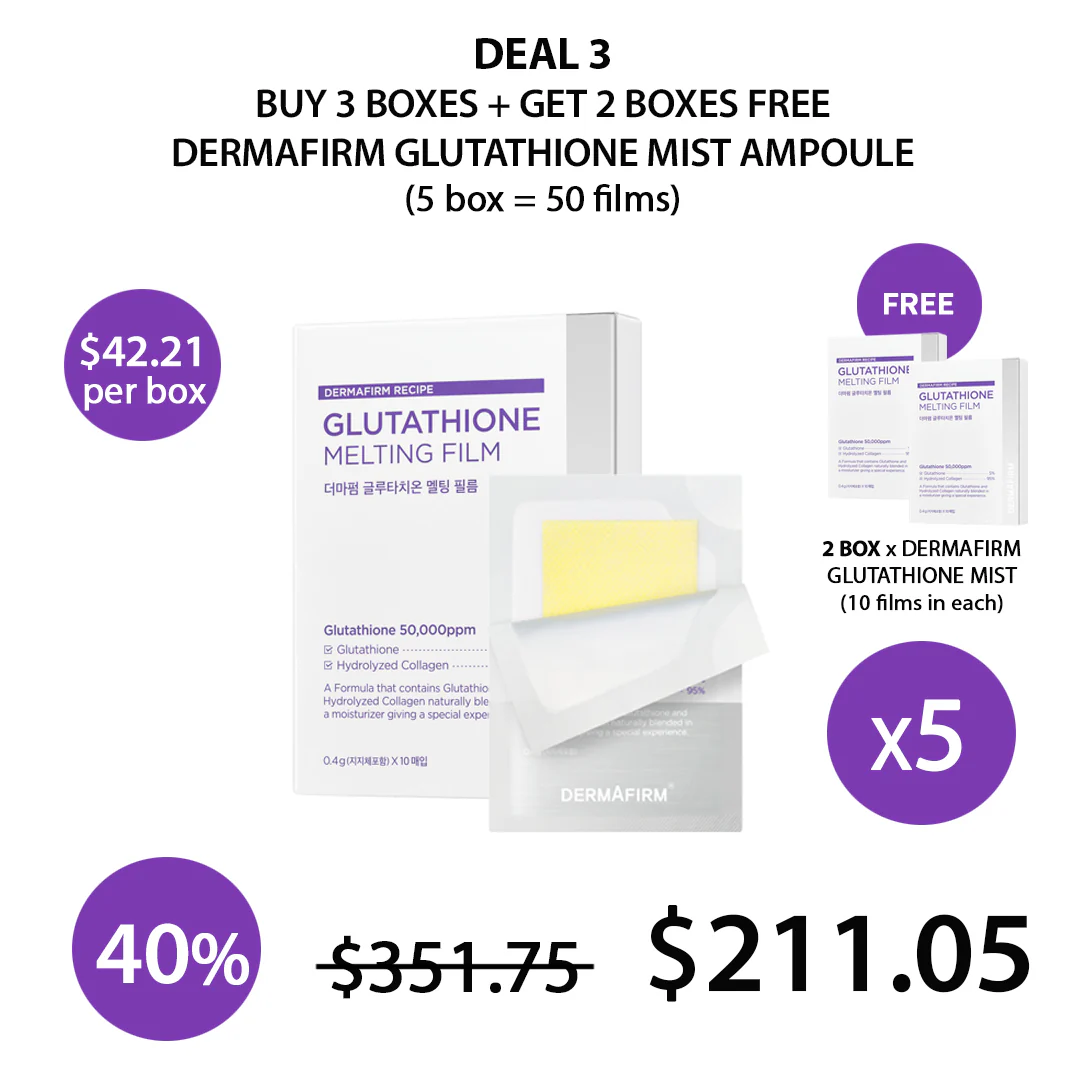 [DERMAFIRM] Glutathione Melting Film (1 Box= 10 Films) - Image 6