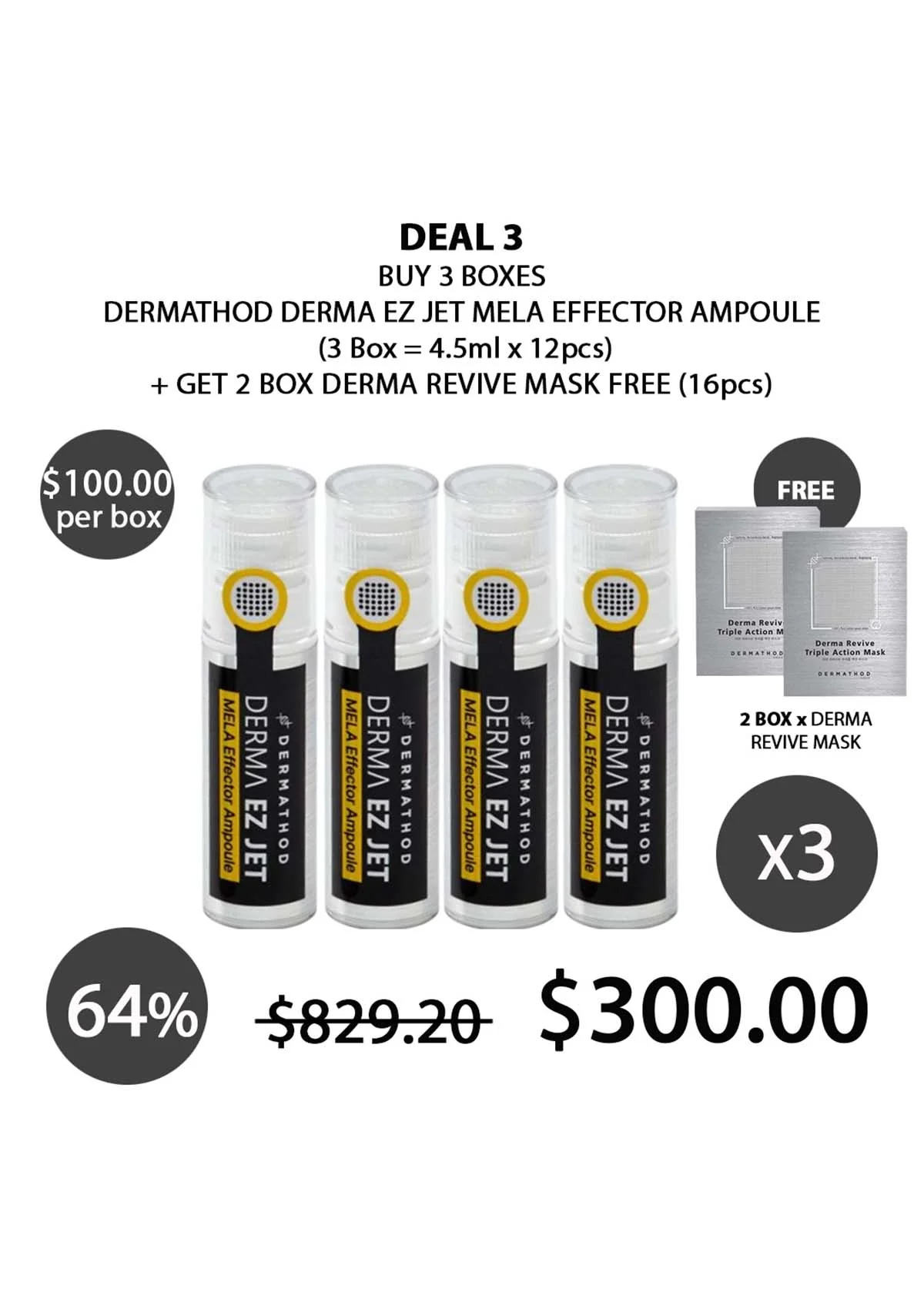 [DERMATHOD] Derma EZ Jet Mela Effector Ampoule (1 Box = 4.5ml X 4 Jets) - Image 7
