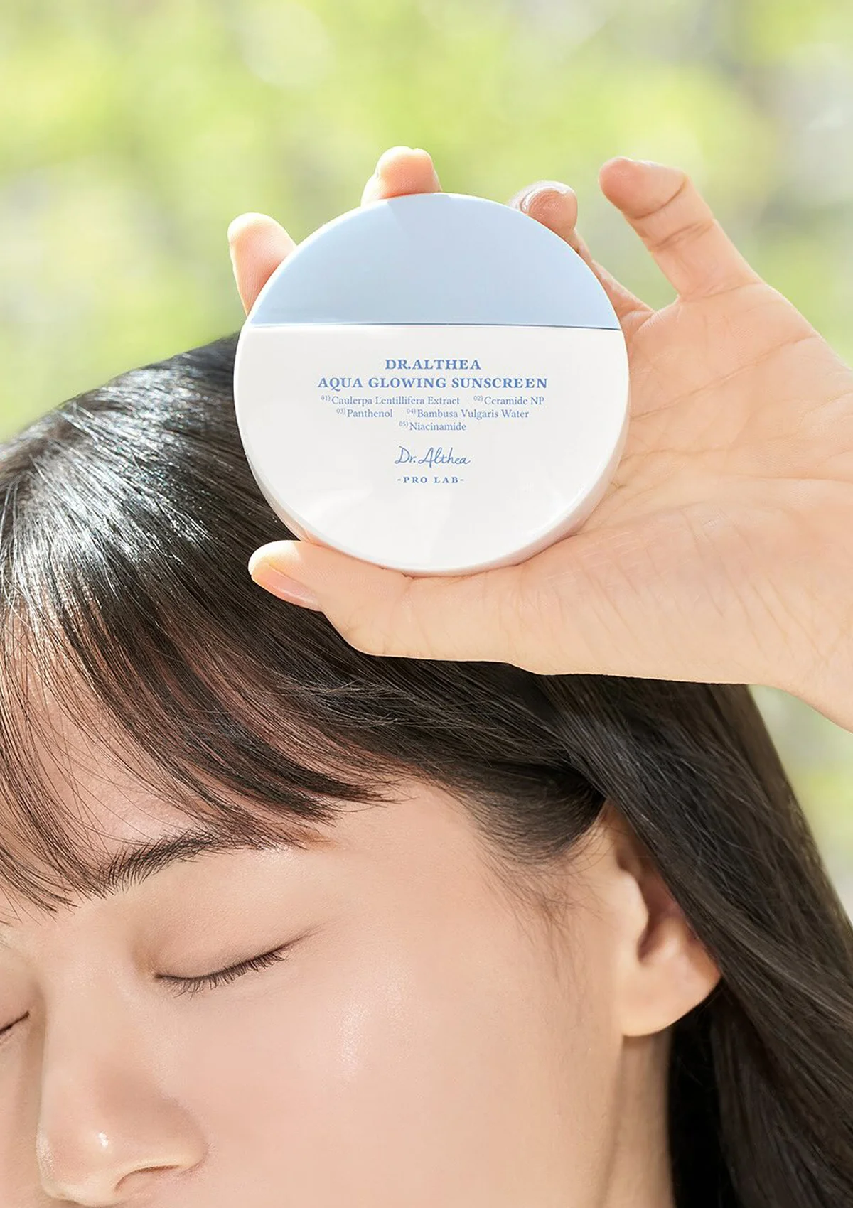 [DR ALTHEA]  Aqua Glowing | Green Tea Fresh Sunscreen SPF50+ PA++++ 45ml - Image 3