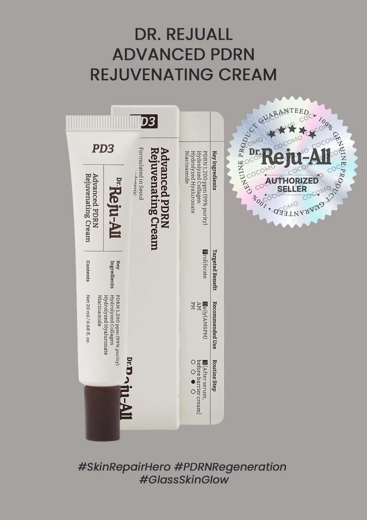 [DR. REJUALL] Advanced PDRN Rejuvenating Cream 20ml