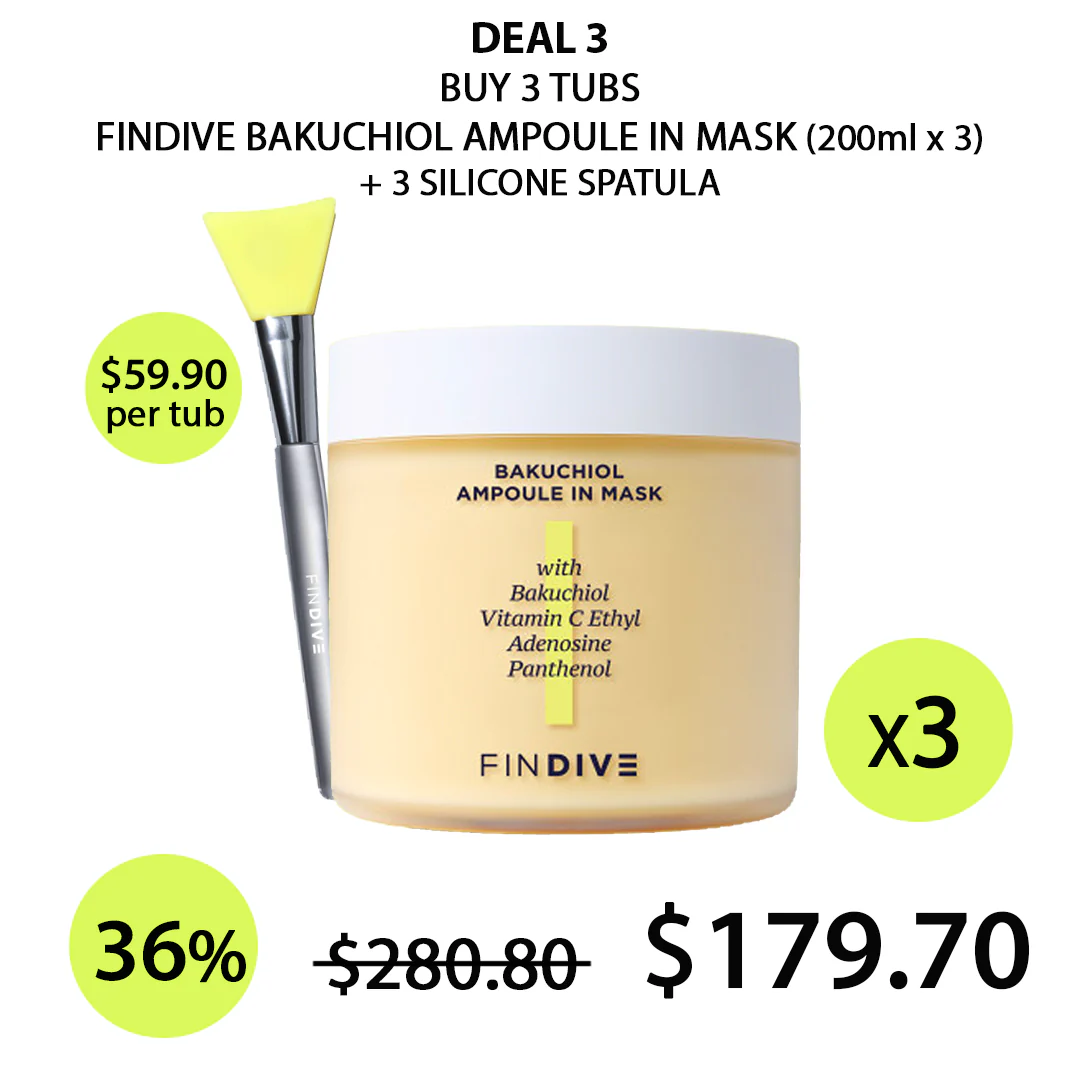 [FINDIVE] Bakuchiol Ampoule in Mask 200ml - Image 9