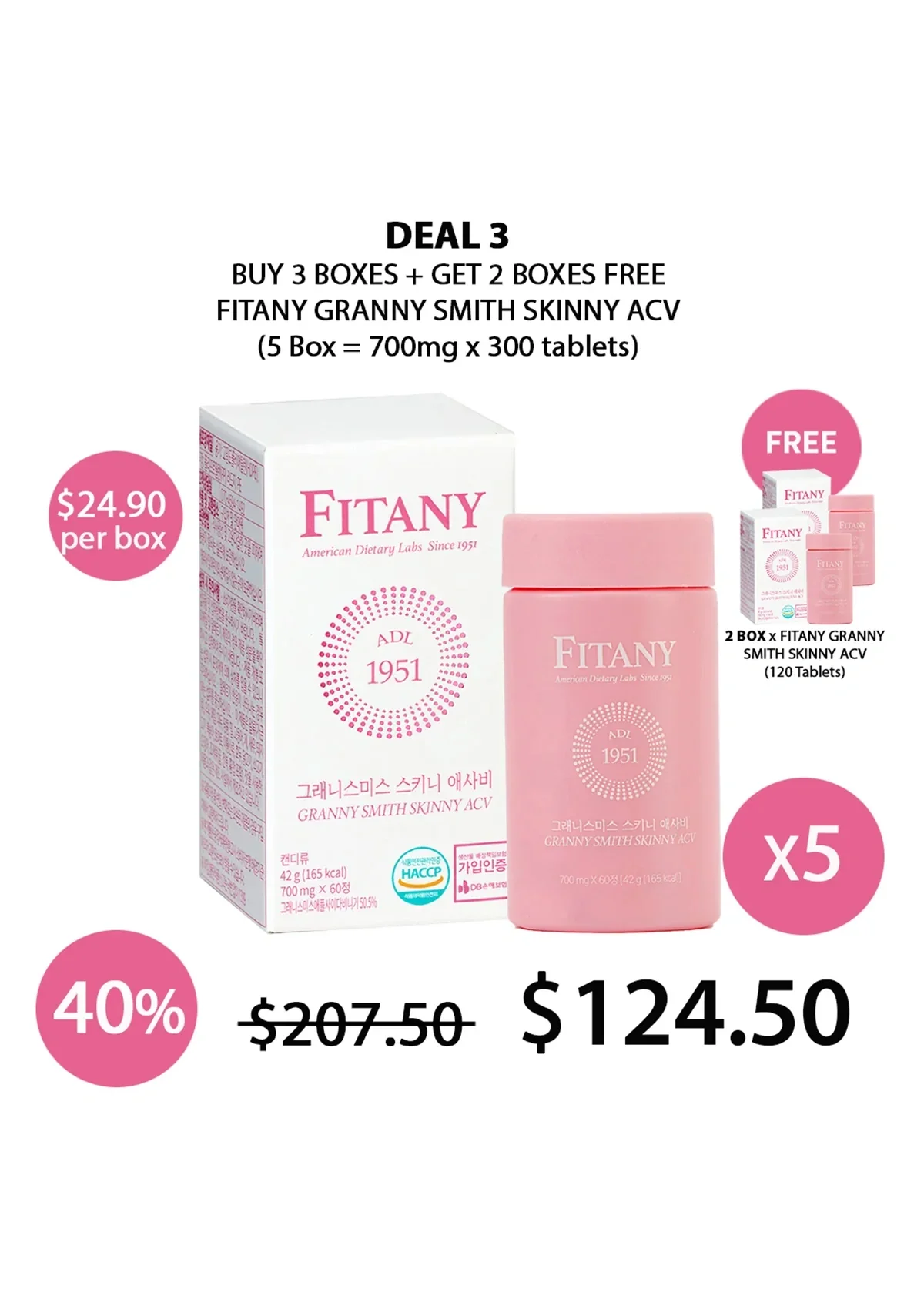 [FITANY] Granny Smith Skinny ACV (1 Box = 700mg x 60 tablets) - Image 26