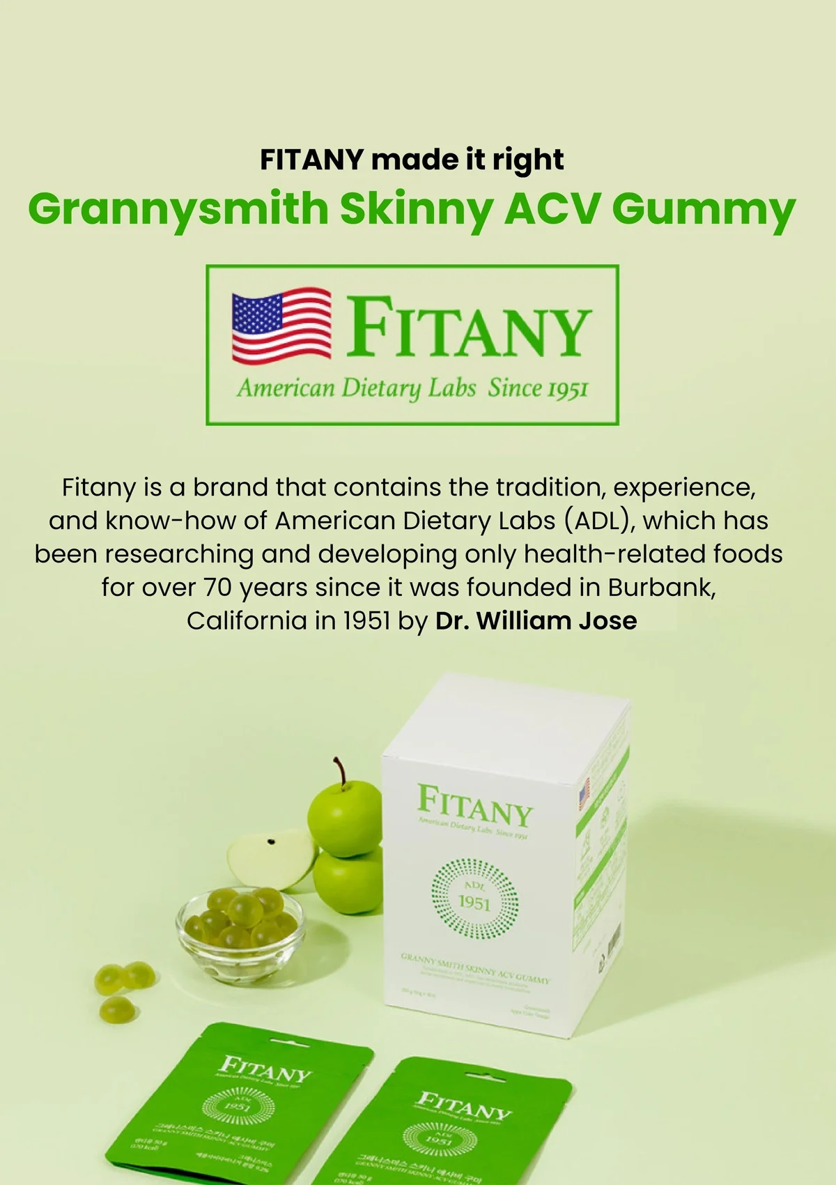 [FITANY] Granny Smith Skinny ACV Gummy (1 Box = 50g x 4 packets) - Image 7