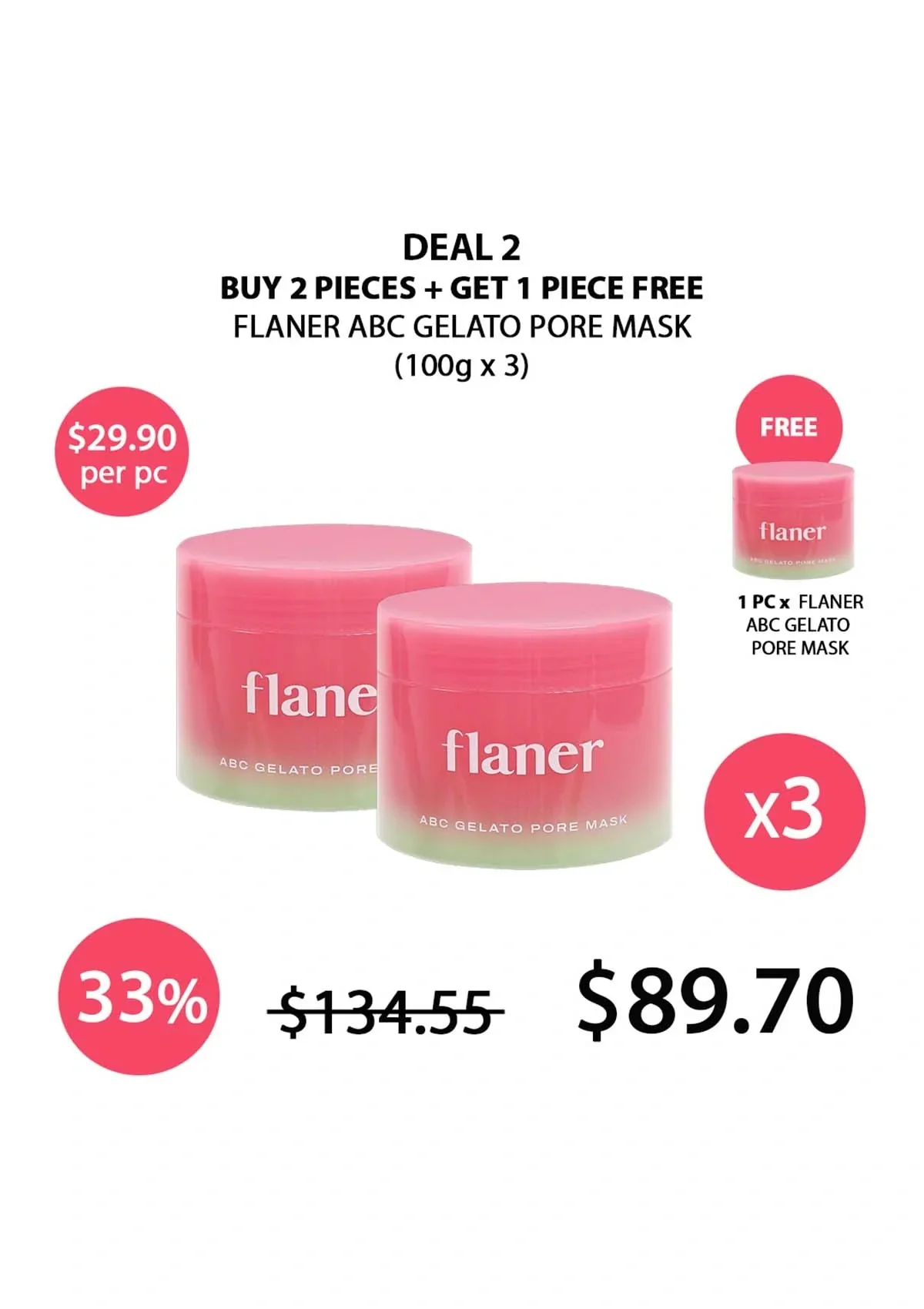 [FLANER] ABC Gelato Pore Mask 100g - Image 15
