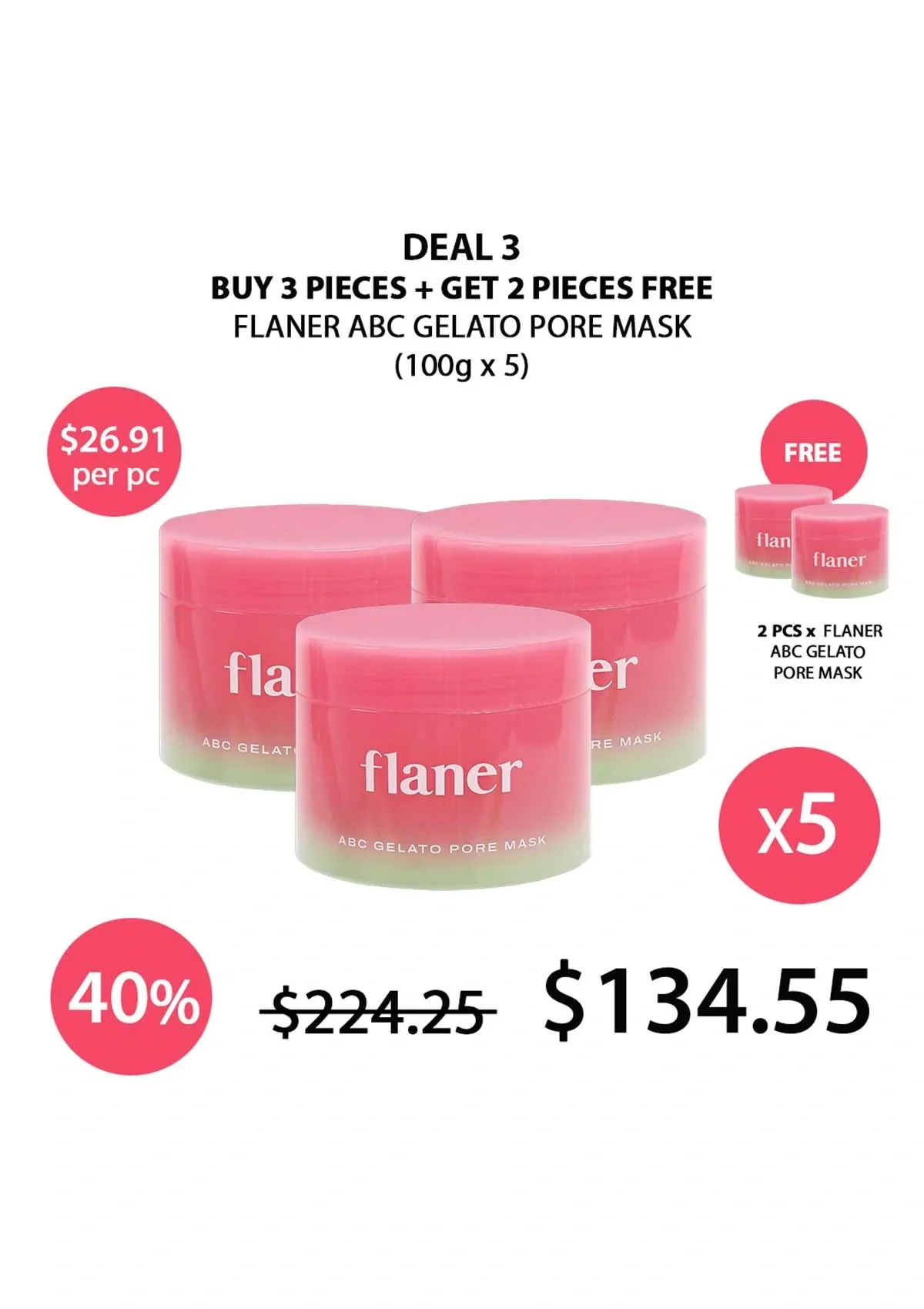 [FLANER] ABC Gelato Pore Mask 100g - Image 16