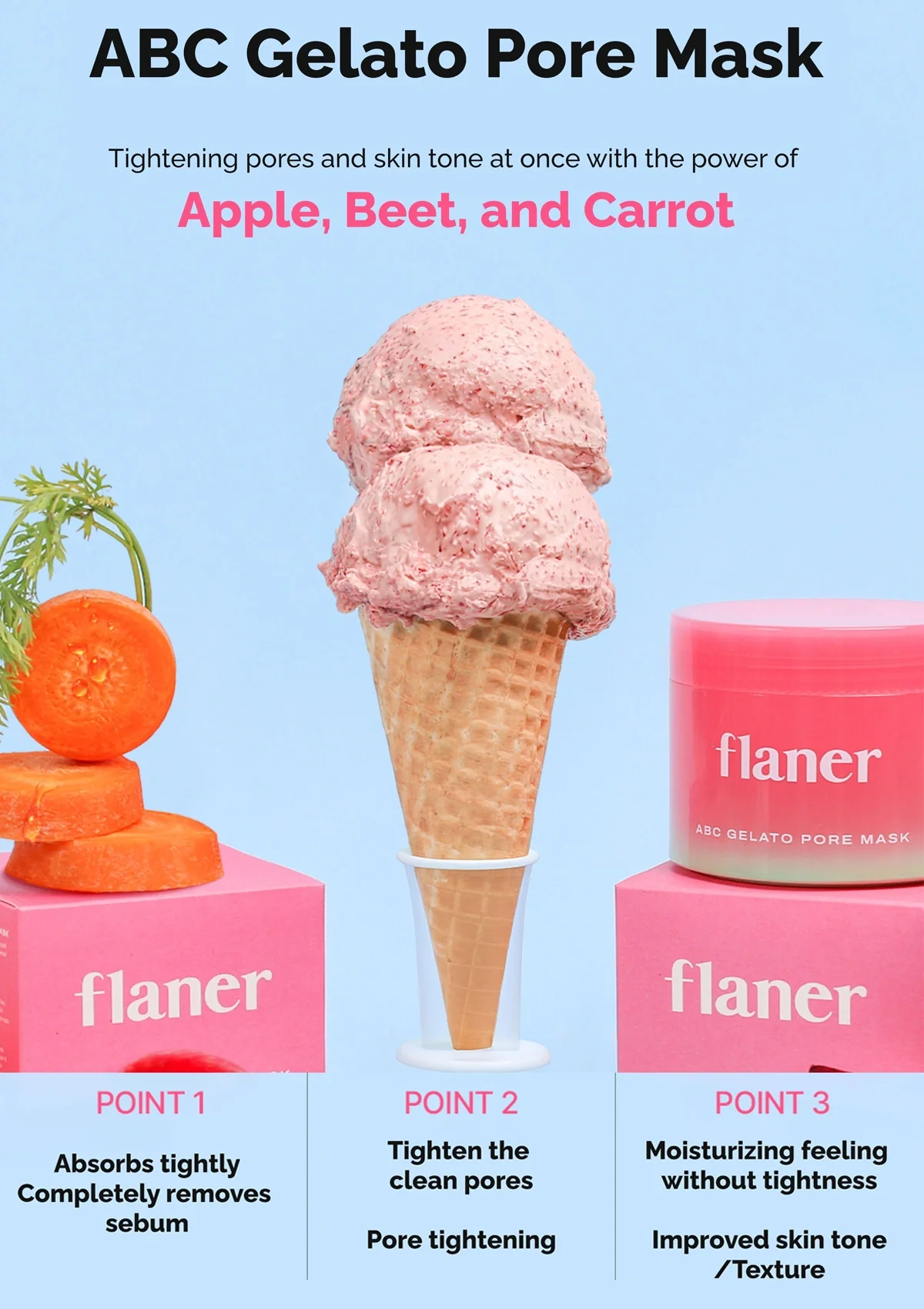 [FLANER] ABC Gelato Pore Mask 100g - Image 6