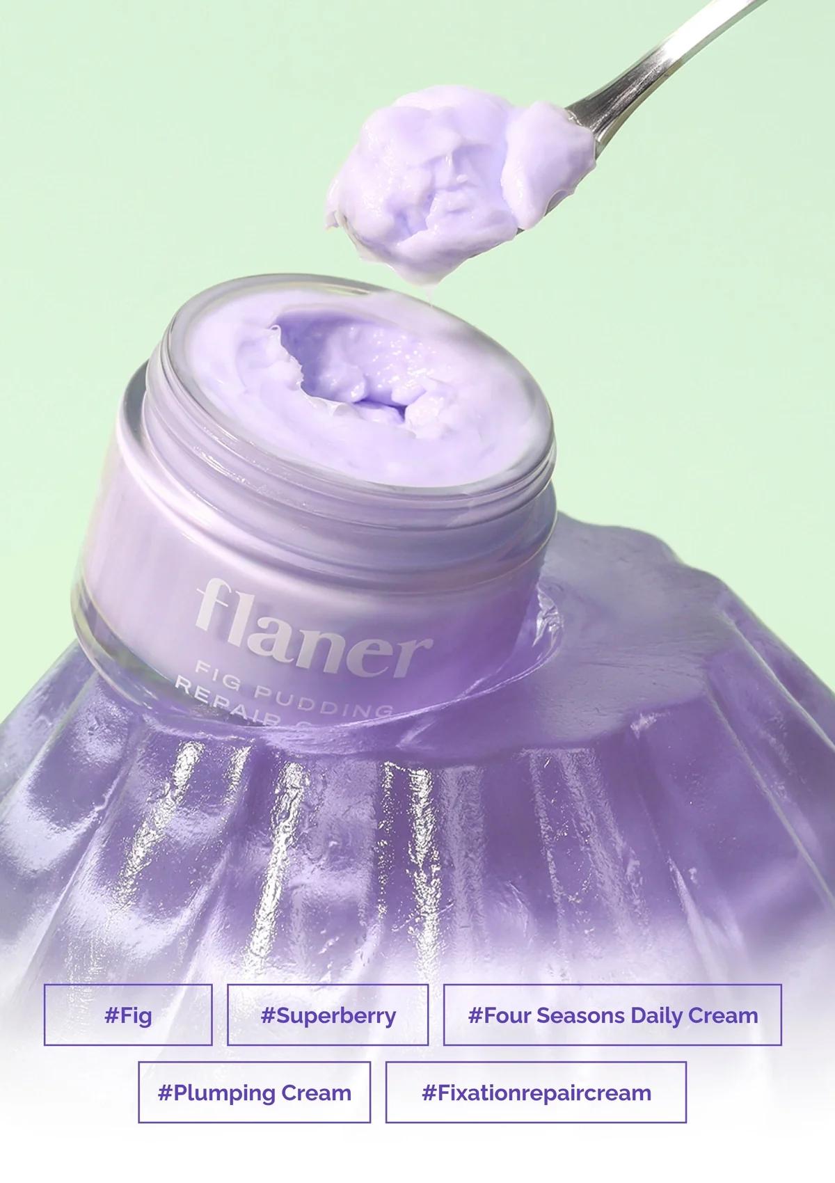 [FLANER] Fig Pudding Repair Cream 50ml - Image 4