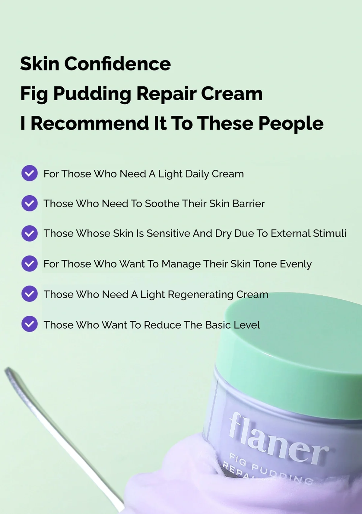 [FLANER] Fig Pudding Repair Cream 50ml - Image 19