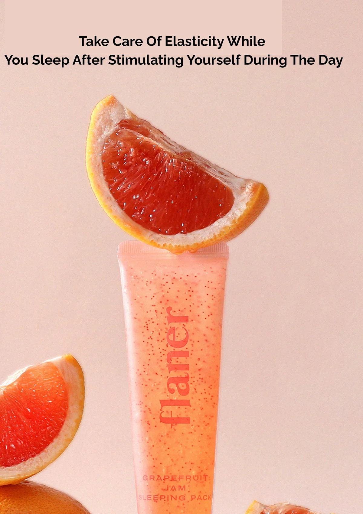 [FLANER] Grapefruit Jam Sleeping Pack 60ml - Image 6