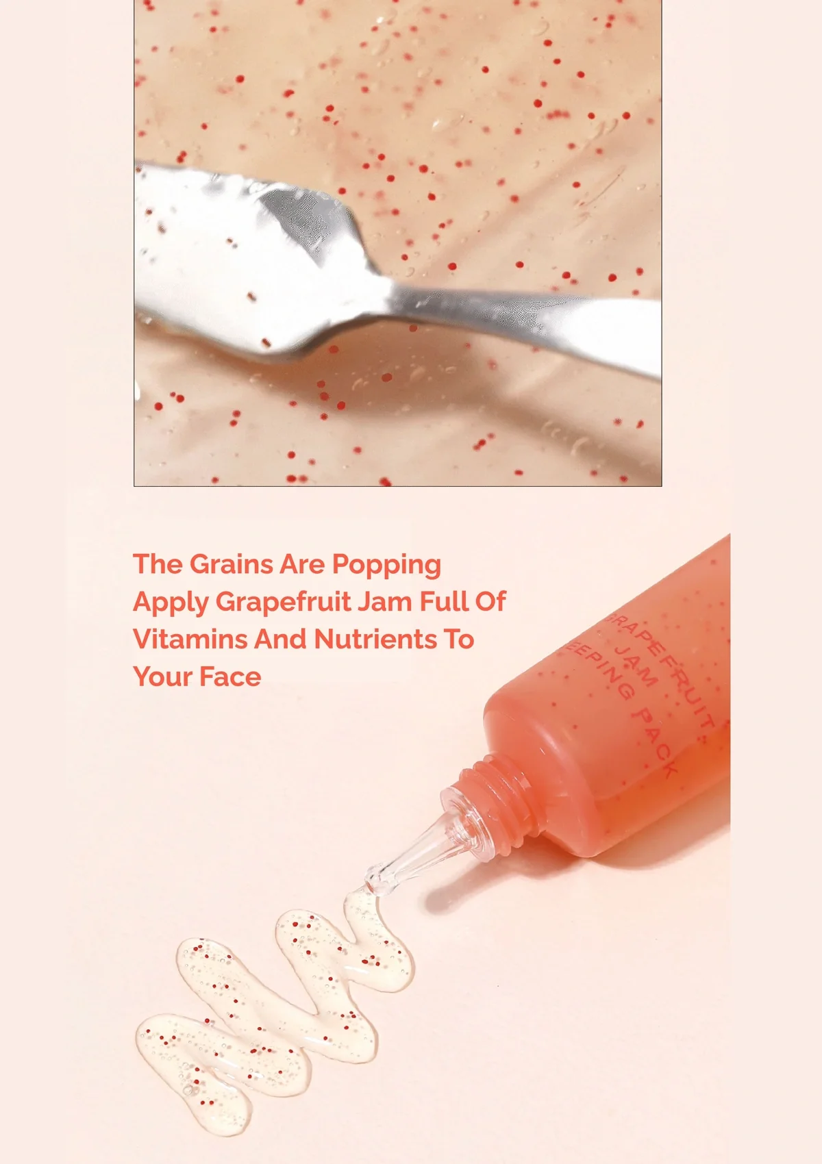 [FLANER] Grapefruit Jam Sleeping Pack 60ml - Image 7