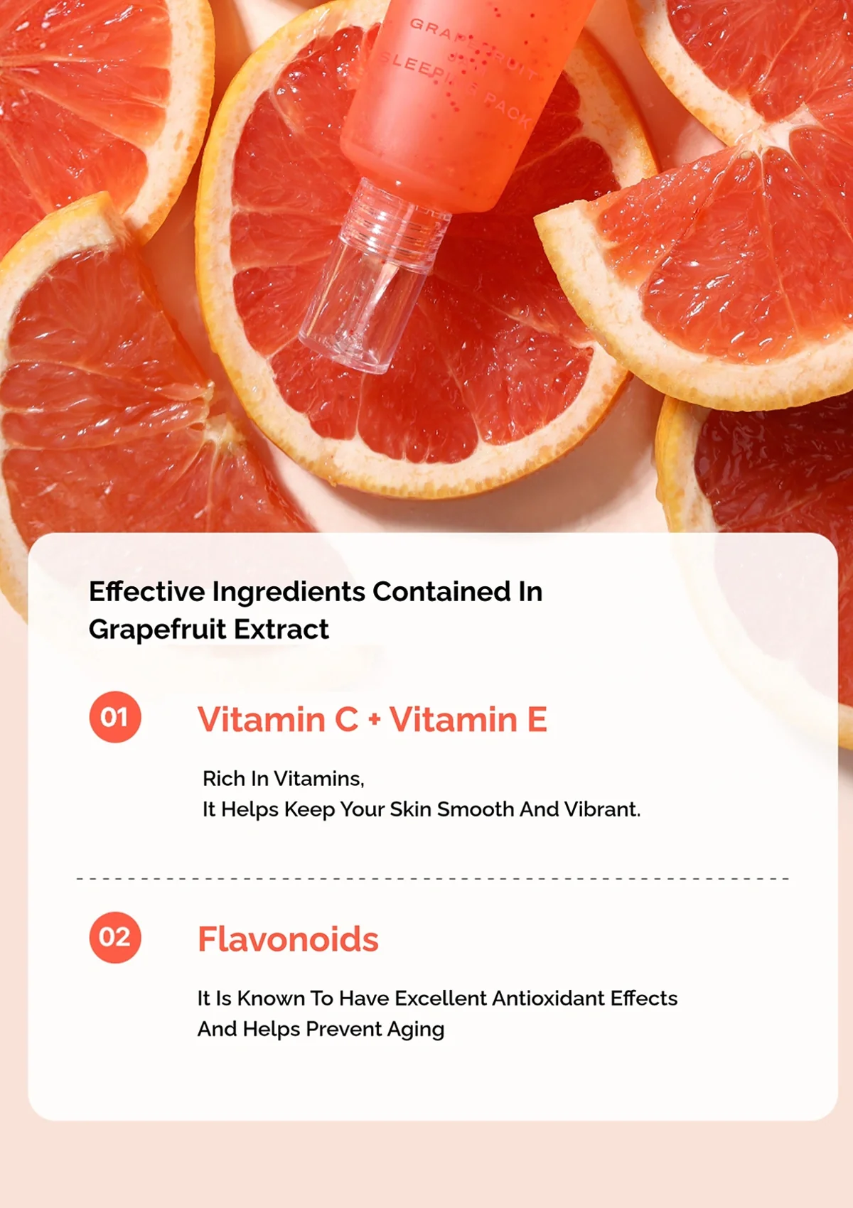 [FLANER] Grapefruit Jam Sleeping Pack 60ml - Image 10