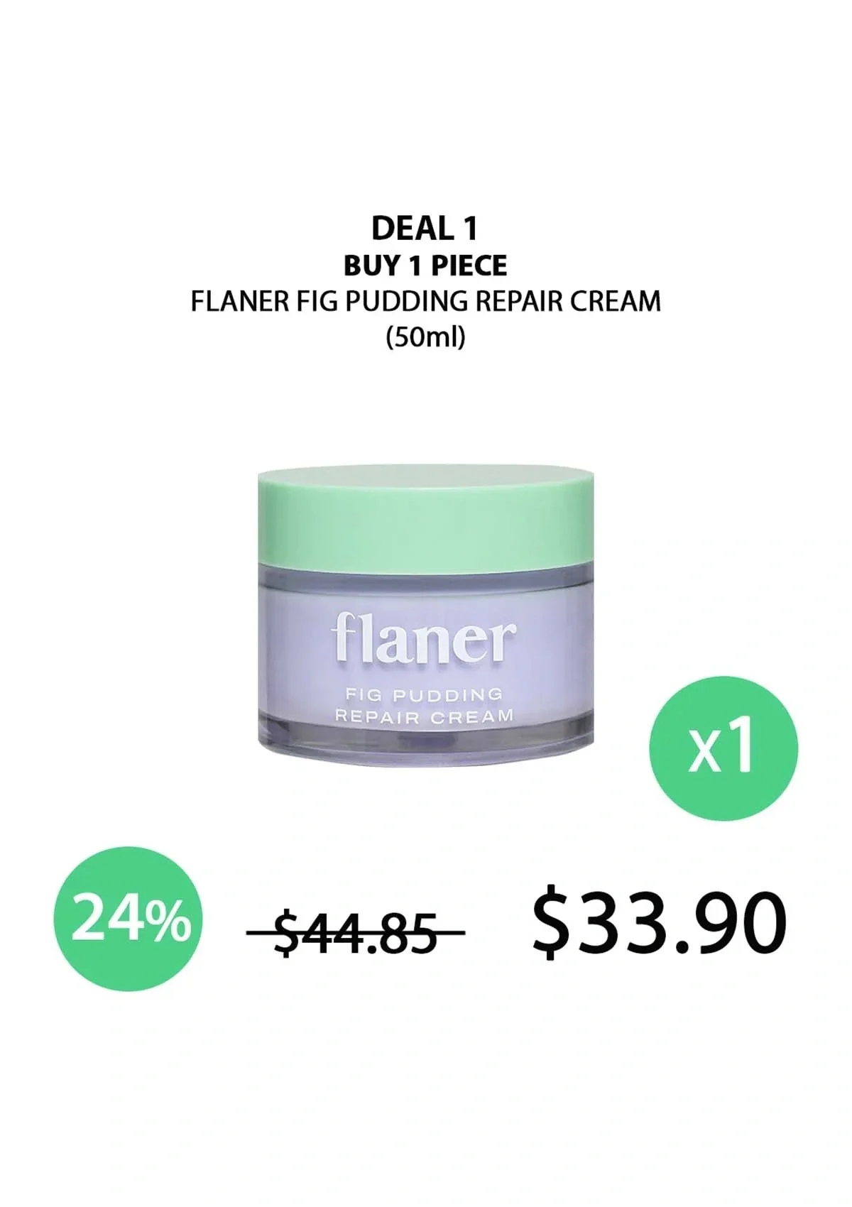 [FLANER] Fig Pudding Repair Cream 50ml - Image 23
