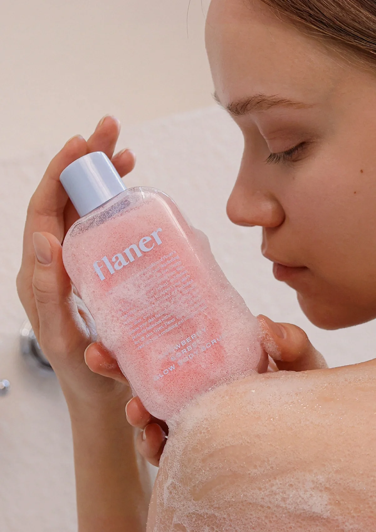 [FLANER] Snowberry Sorbet Glow Body Scrub 200g - Image 16