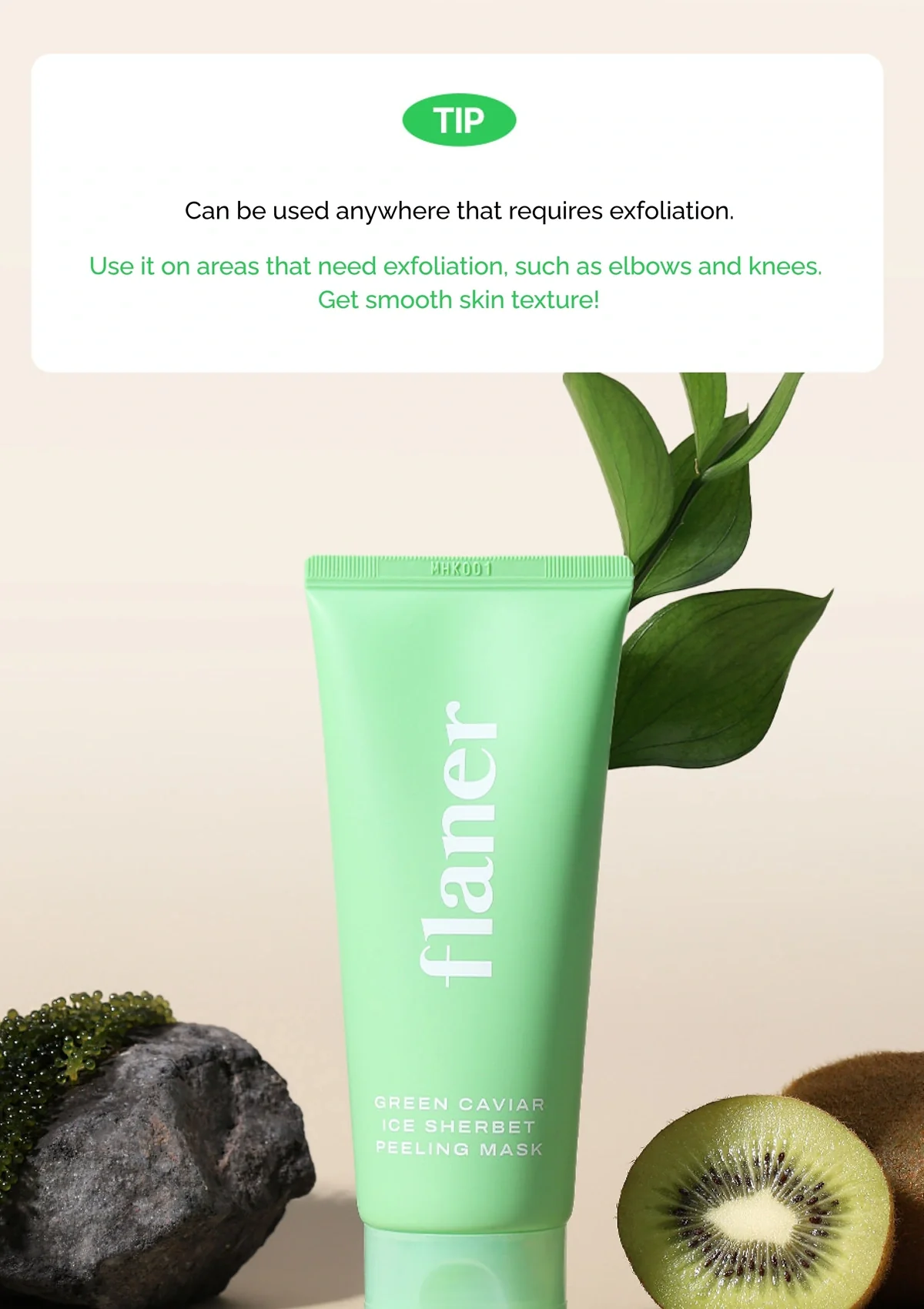[FLANER] Green Caviar Ice Sherbet Peeling Mask 100g - Image 18