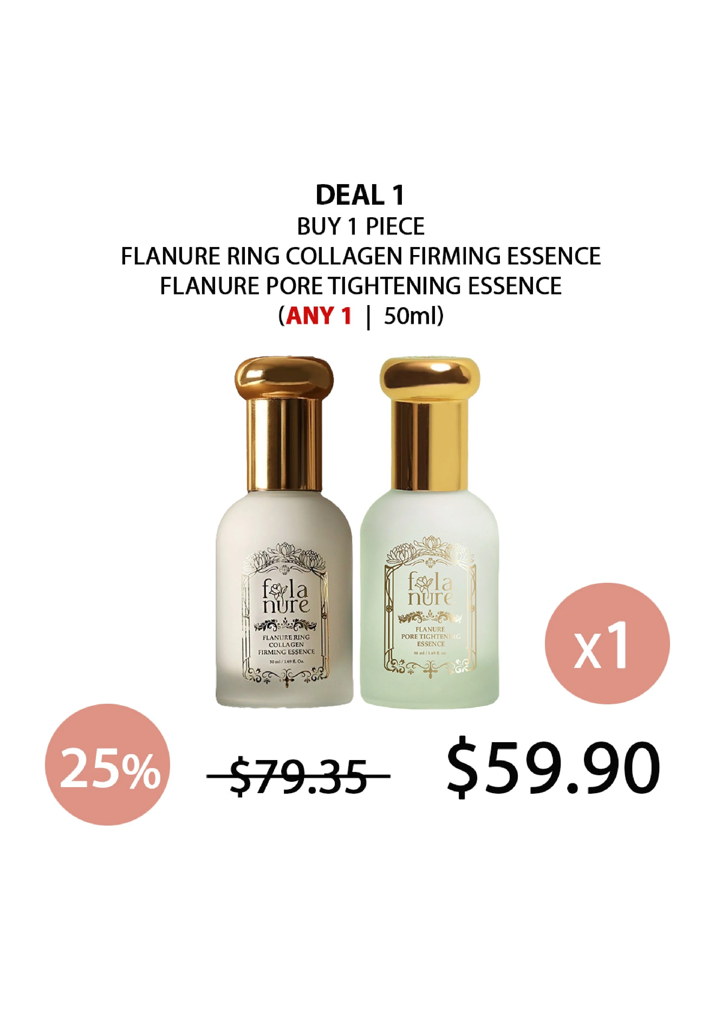 [50% OFF YEAR END SALE] [FLANURE] Pore Tightening / Ring Collagen Firming Essence 50ml - Image 10