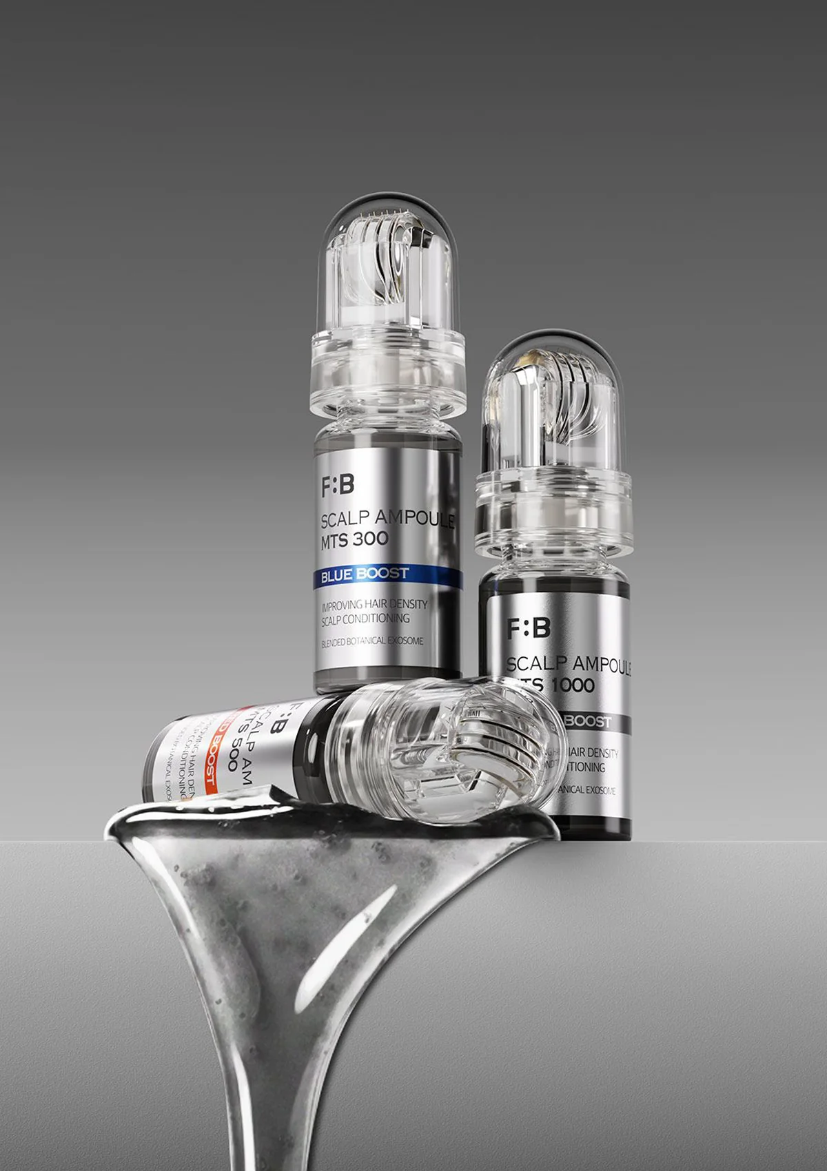 [FORBEAUT] MTS Scalp Ampoule 300 Blue Boost | 500 Red Boost | 1000 Black Boost (10ml) - Image 2