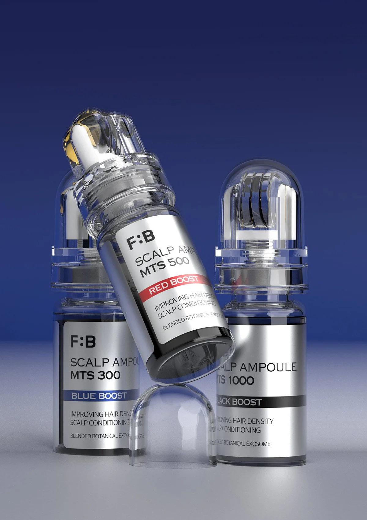 [FORBEAUT] MTS Scalp Ampoule 300 Blue Boost | 500 Red Boost | 1000 Black Boost (10ml) - Image 4