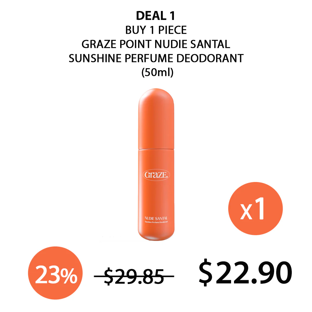 [GRAZE POINT] Nudie Santal Sunshine Perfume Deodorant 50ml - Image 4