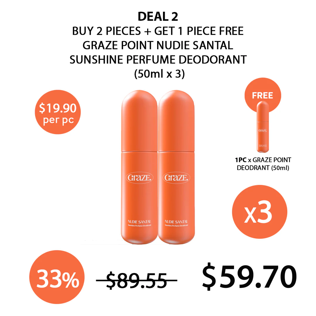 [GRAZE POINT] Nudie Santal Sunshine Perfume Deodorant 50ml - Image 5