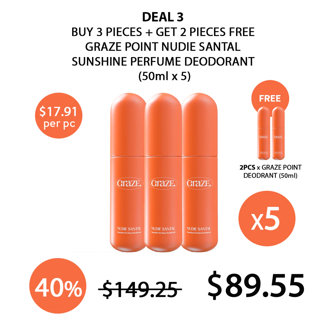 [GRAZE POINT] Nudie Santal Sunshine Perfume Deodorant 50ml - Image 6