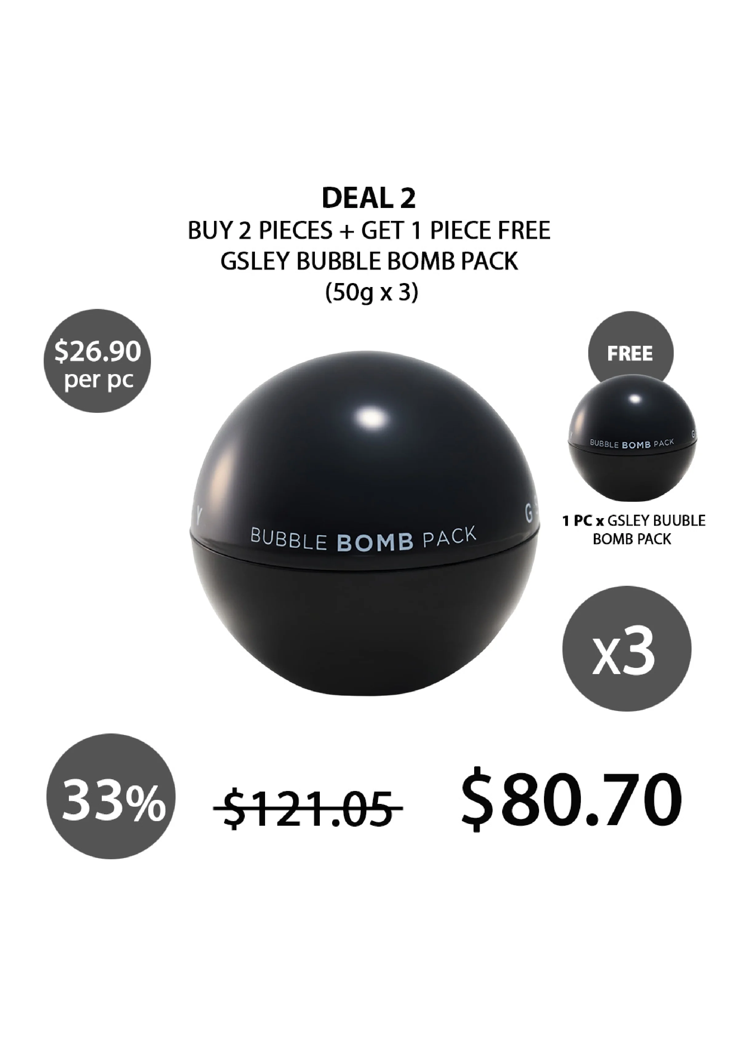 [GSLEY] Bubble Bomb Pack 50g - Image 11