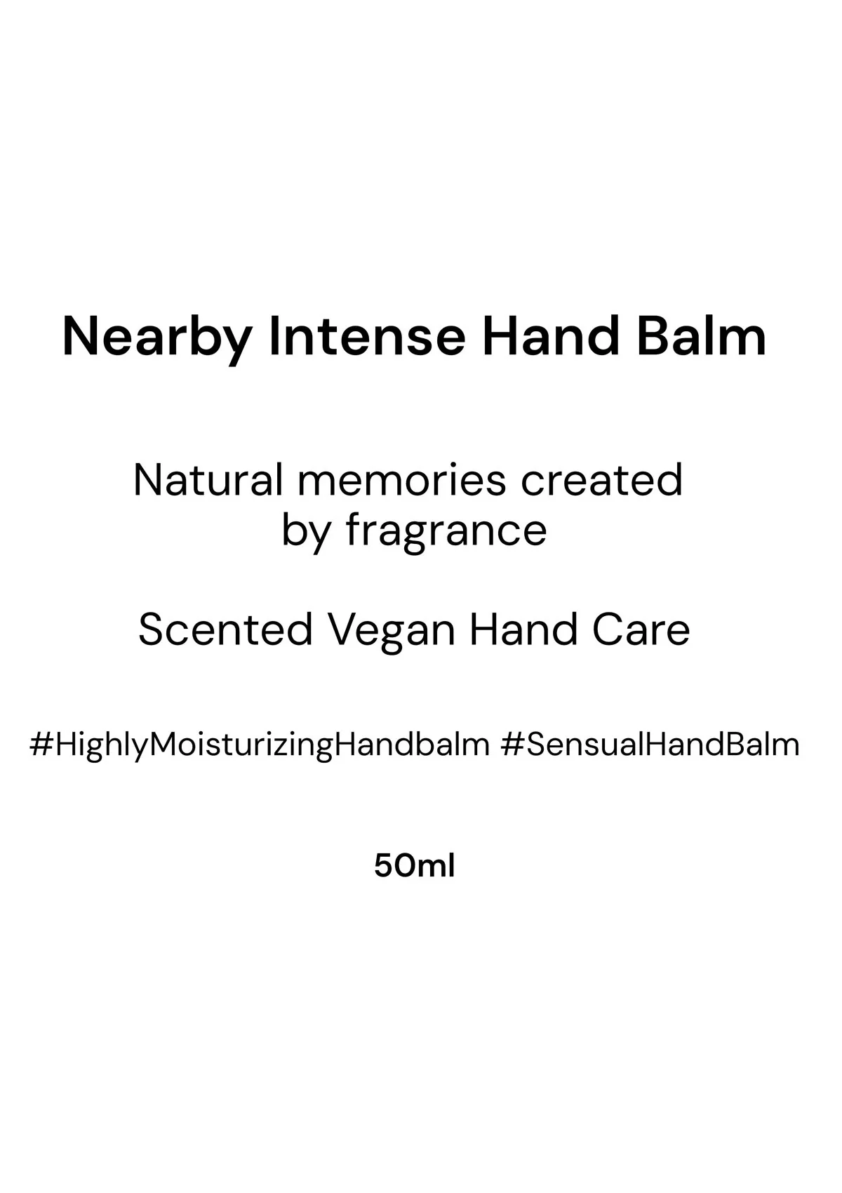 [HERSTELLER] Nearby Intense Hand Balm 50ml - Image 3